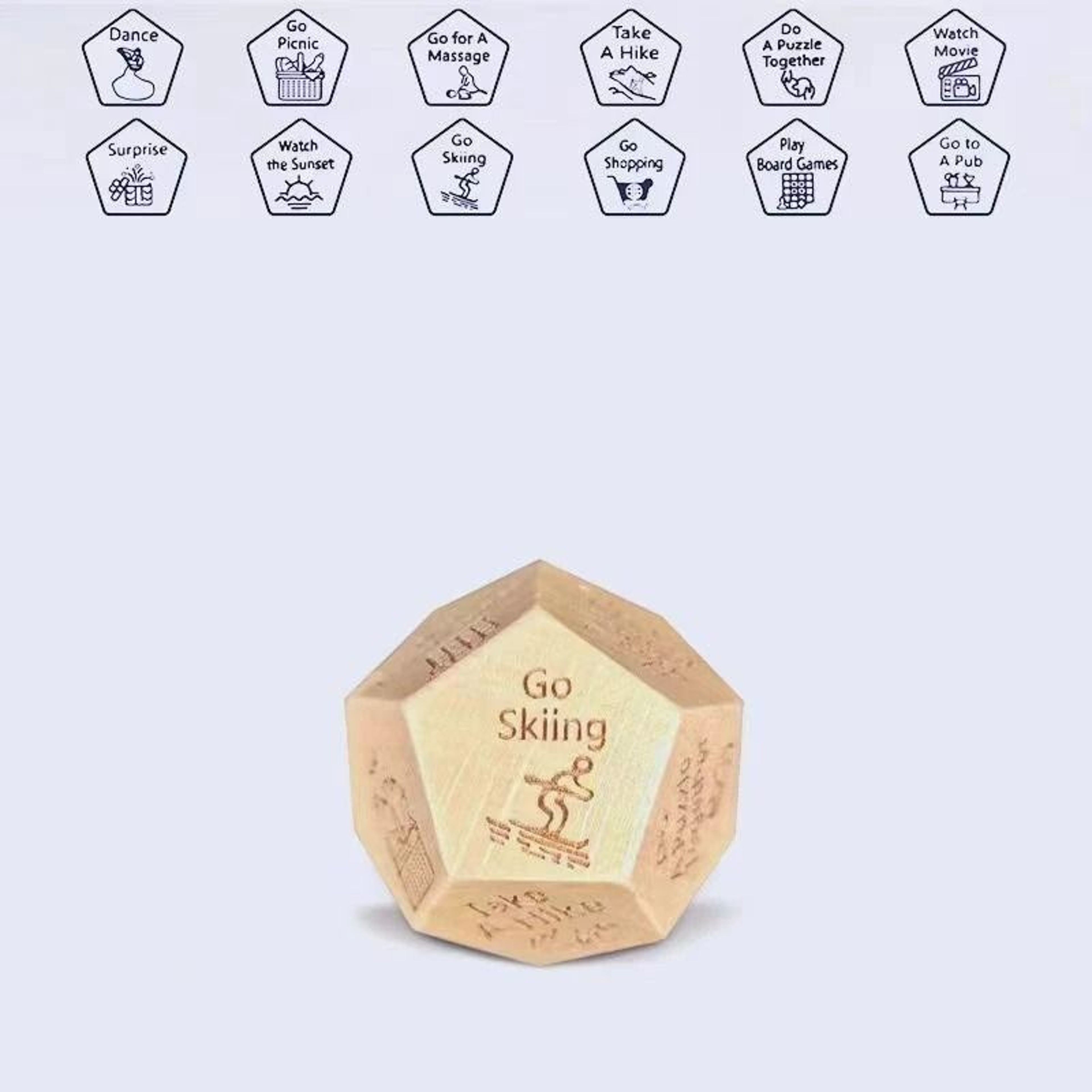 Food Decision Dice For Couples Date Night Dinner Decider Gift 11
