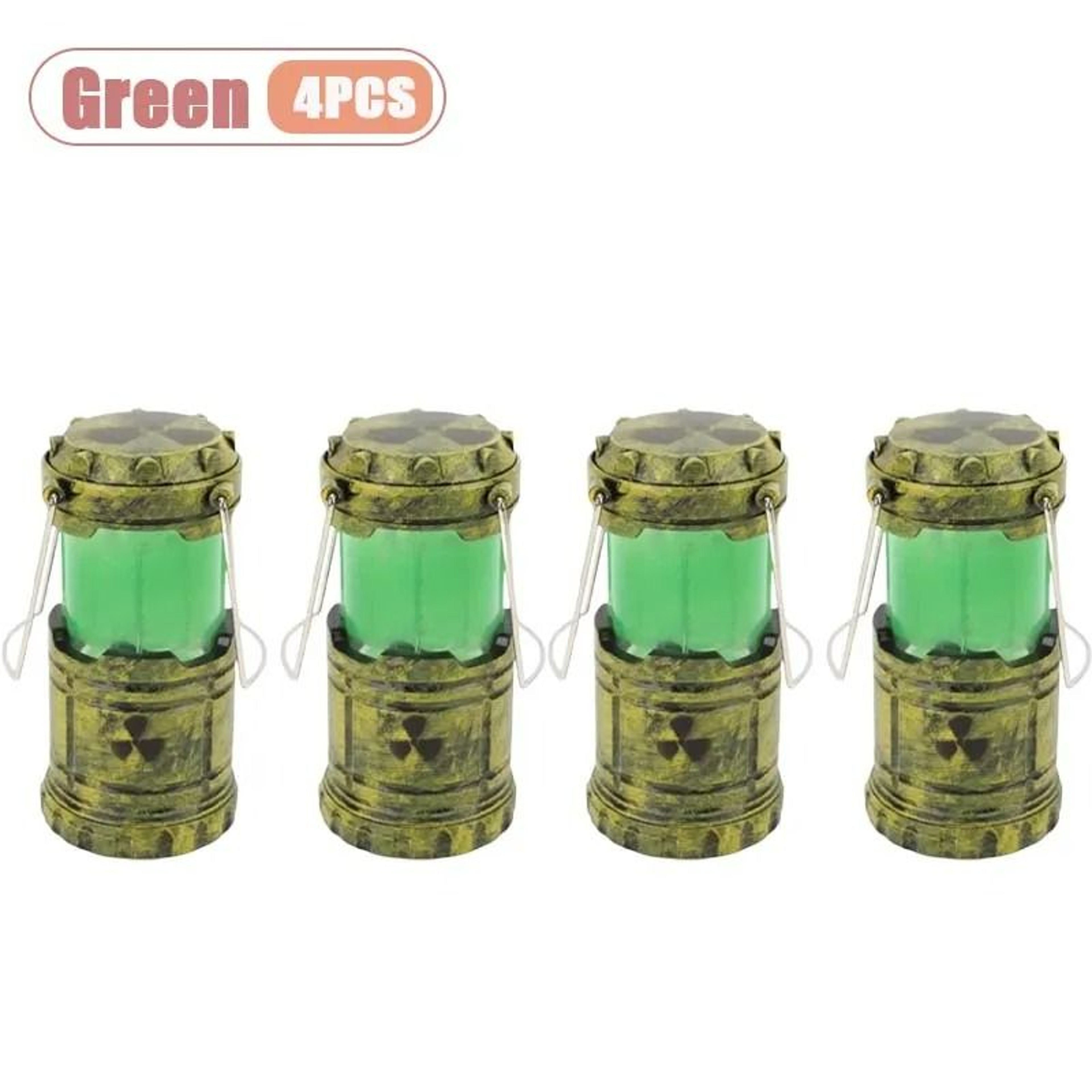 Mini Nuclear Reactor Night Light Green LED Novelty Lantern Decor 8