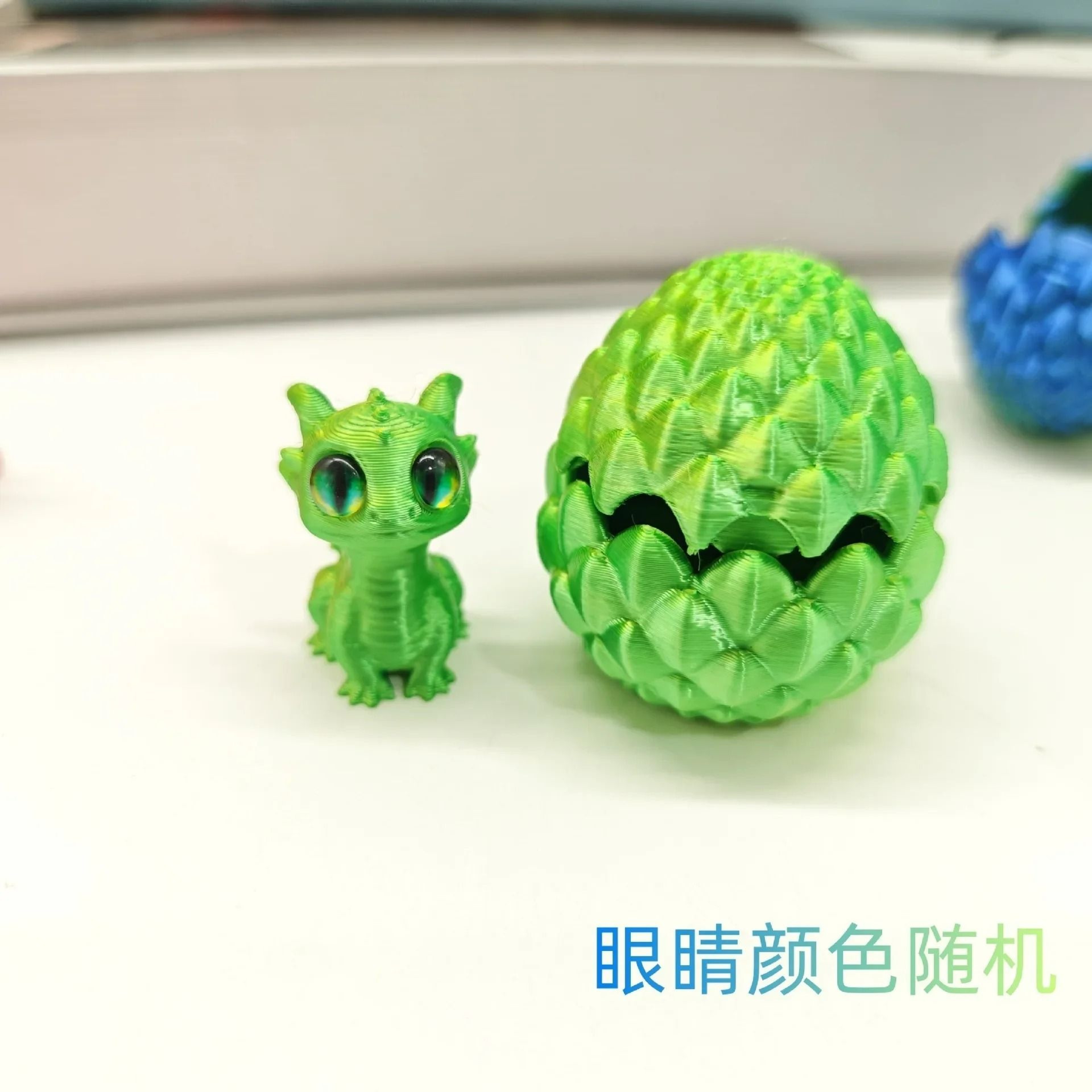 3D Printed Hatching Dragon Egg Statue Fantasy Miniature Desk Decor 17