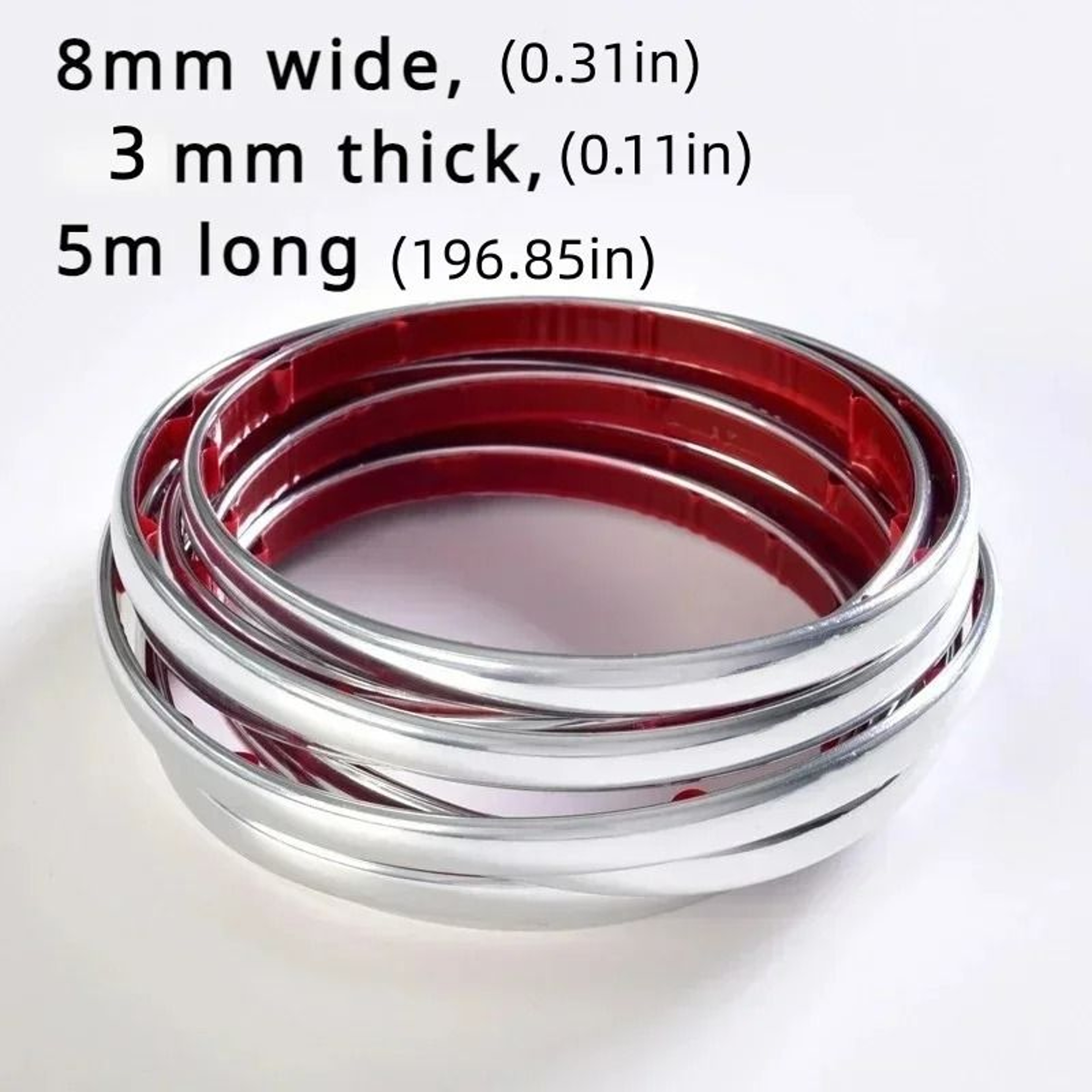 164 Ft Self Adhesive PVC Mirror Frame Molding Trim For Walls And Ceilings 2