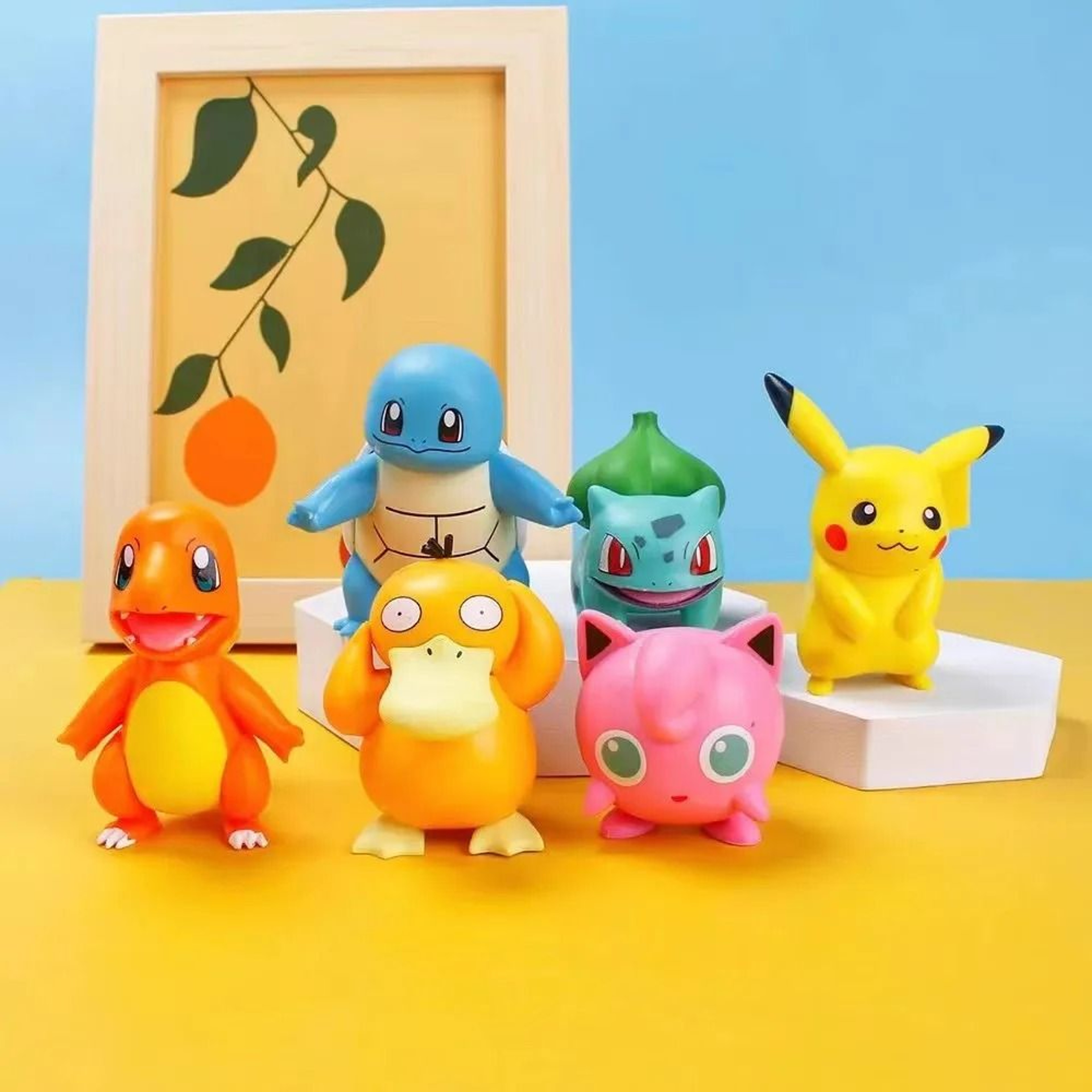 Pokemon Cake Topper Set With Pikachu Figures And Poke Ball Decorations 4