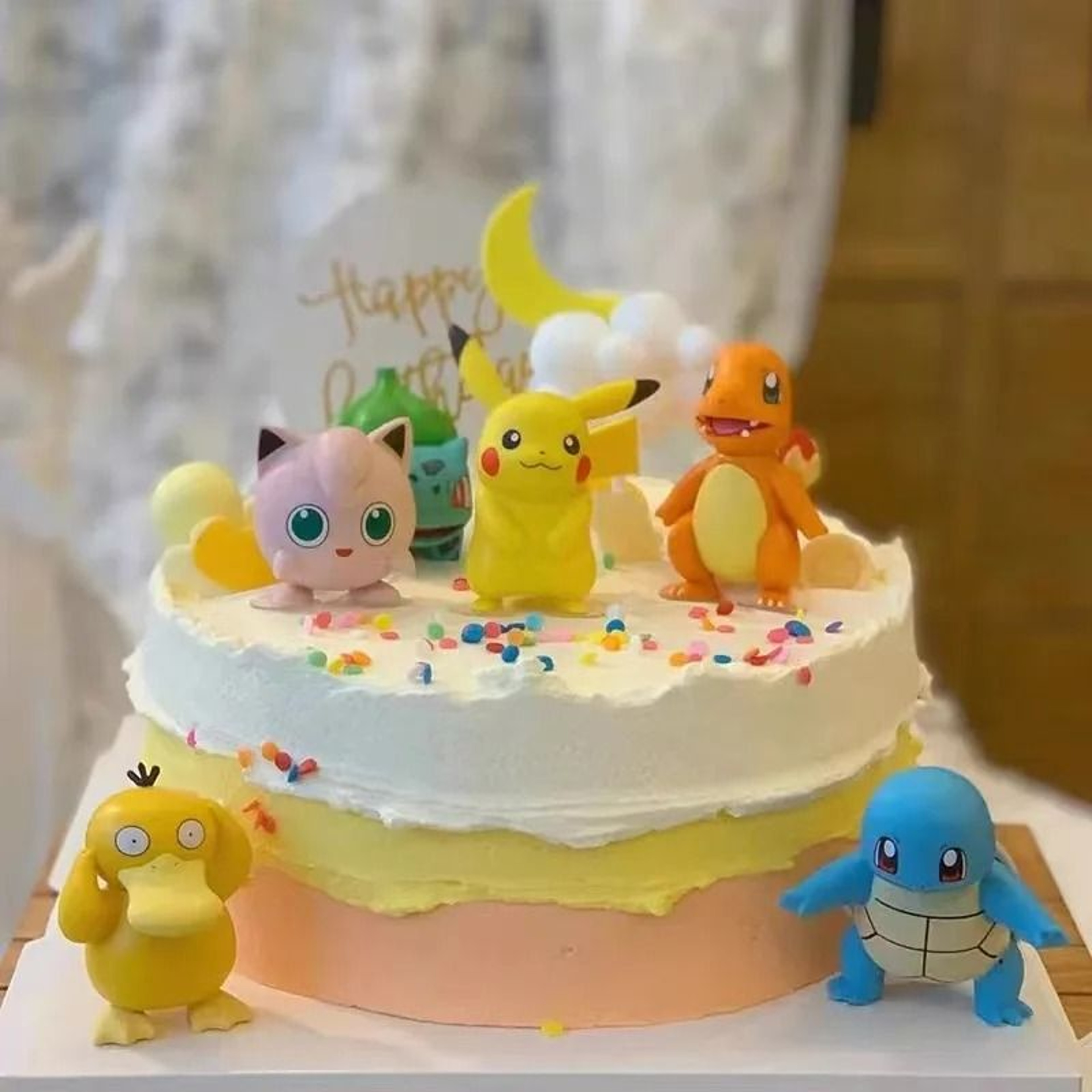 Pokemon Cake Topper Set With Pikachu Figures And Poke Ball Decorations 5