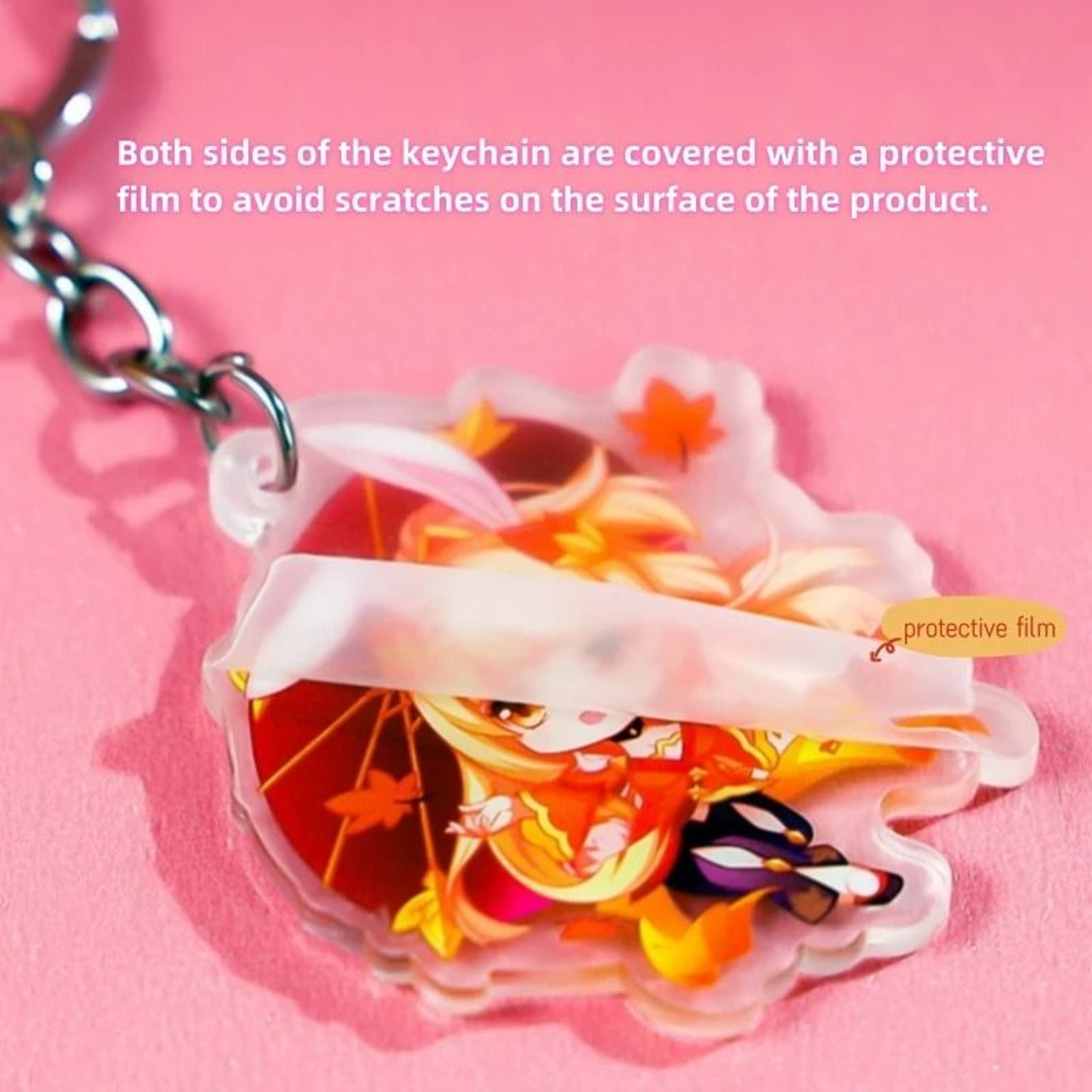 Custom Acrylic Anime Character Keychain Personalized 197 Inch Bag Charm 6