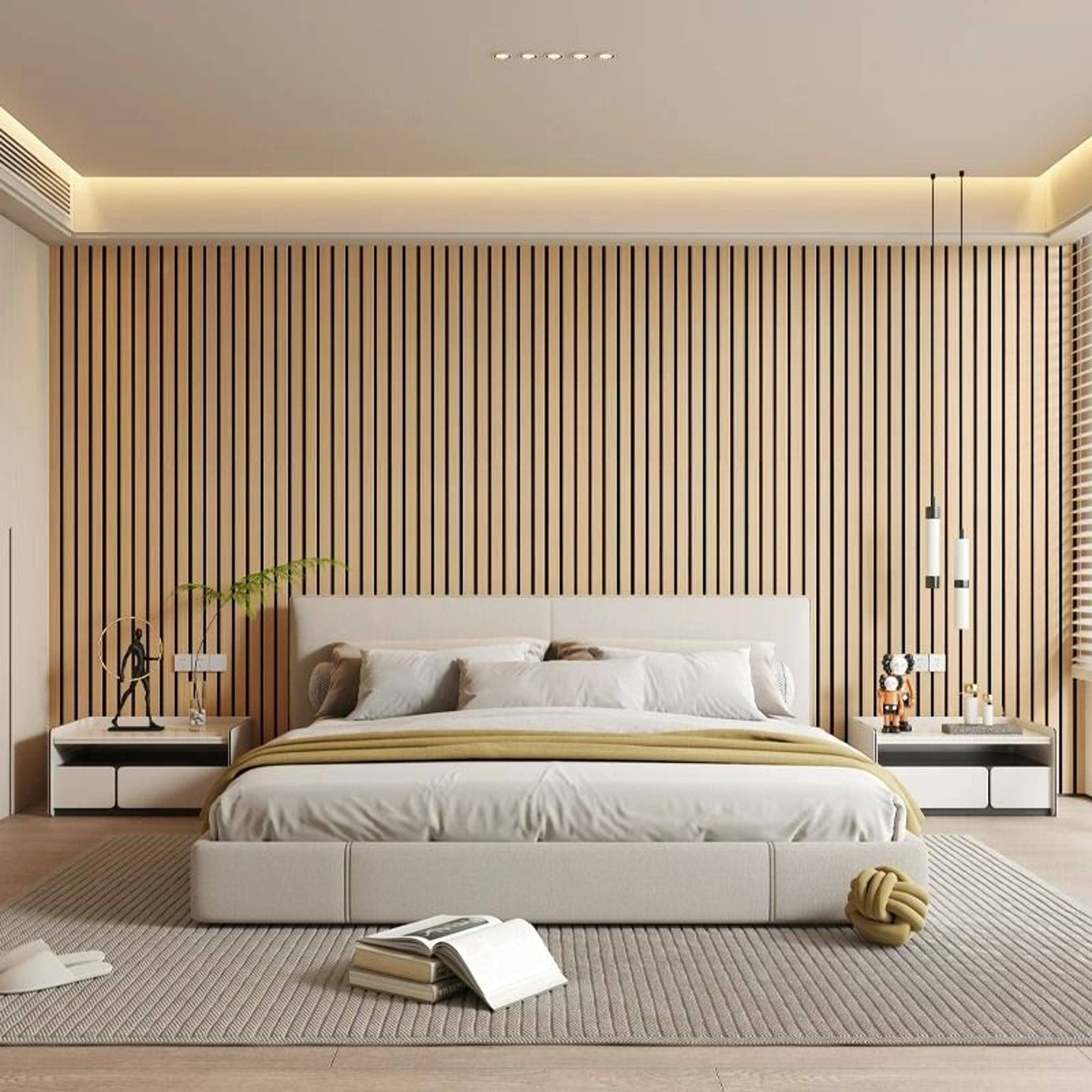 3D Grille Peel And Stick Wallpaper Self Adhesive Textured Wall Panel Roll 5