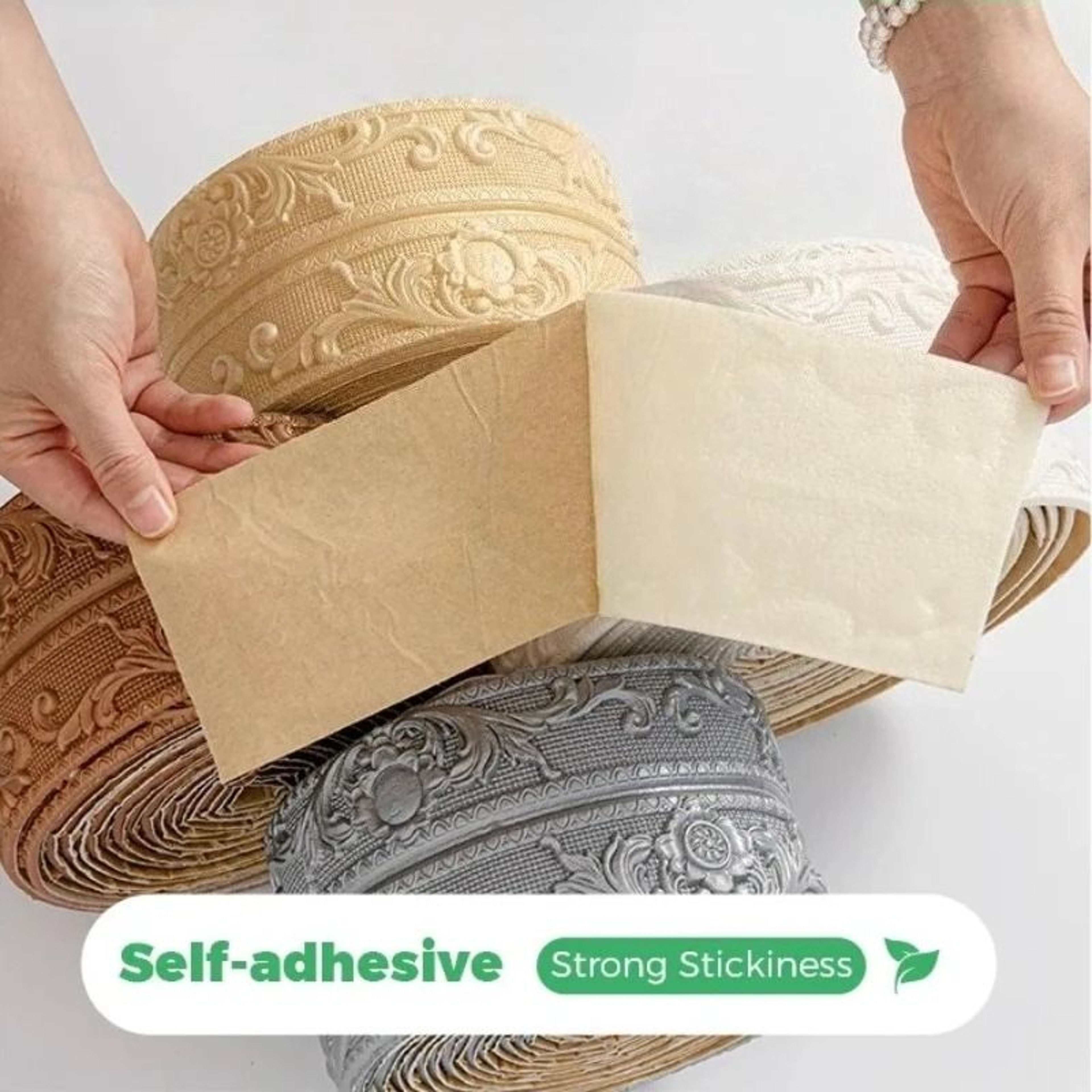 Self Adhesive Foam Wall Trim Peel And Stick Decorative Border For Ceiling And Door Frames 1