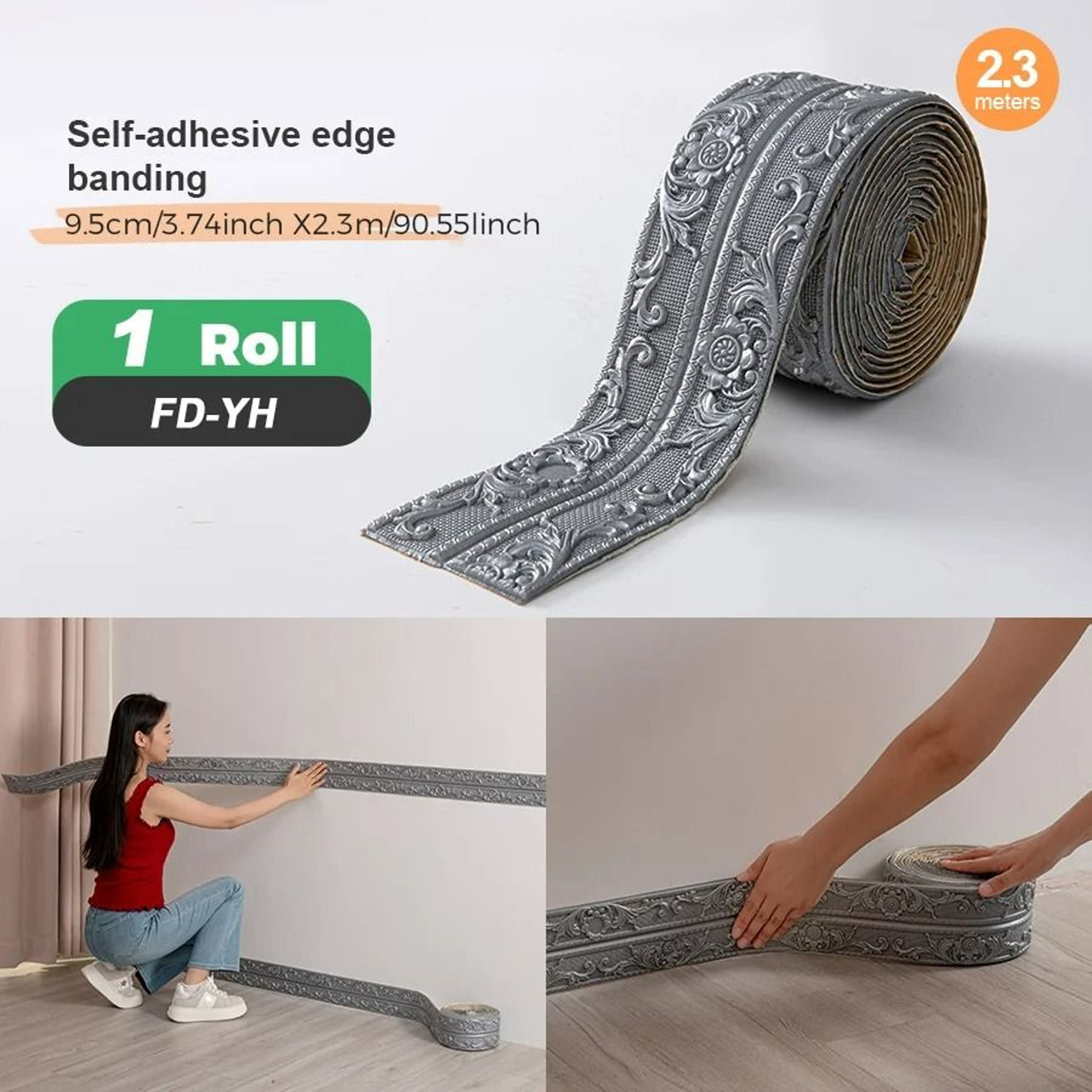 Self Adhesive Foam Wall Trim Peel And Stick Decorative Border For Ceiling And Door Frames 9