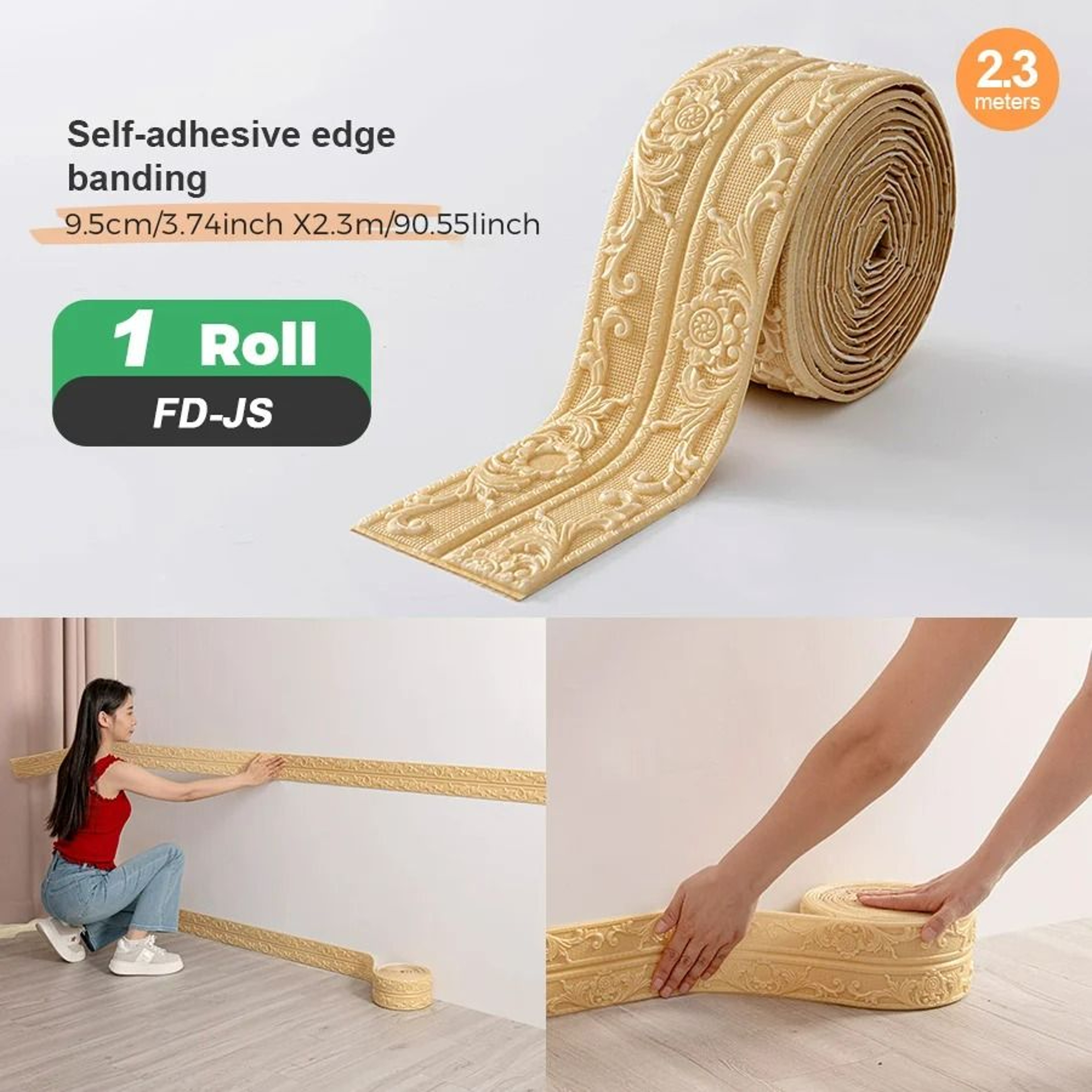 Self Adhesive Foam Wall Trim Peel And Stick Decorative Border For Ceiling And Door Frames 8