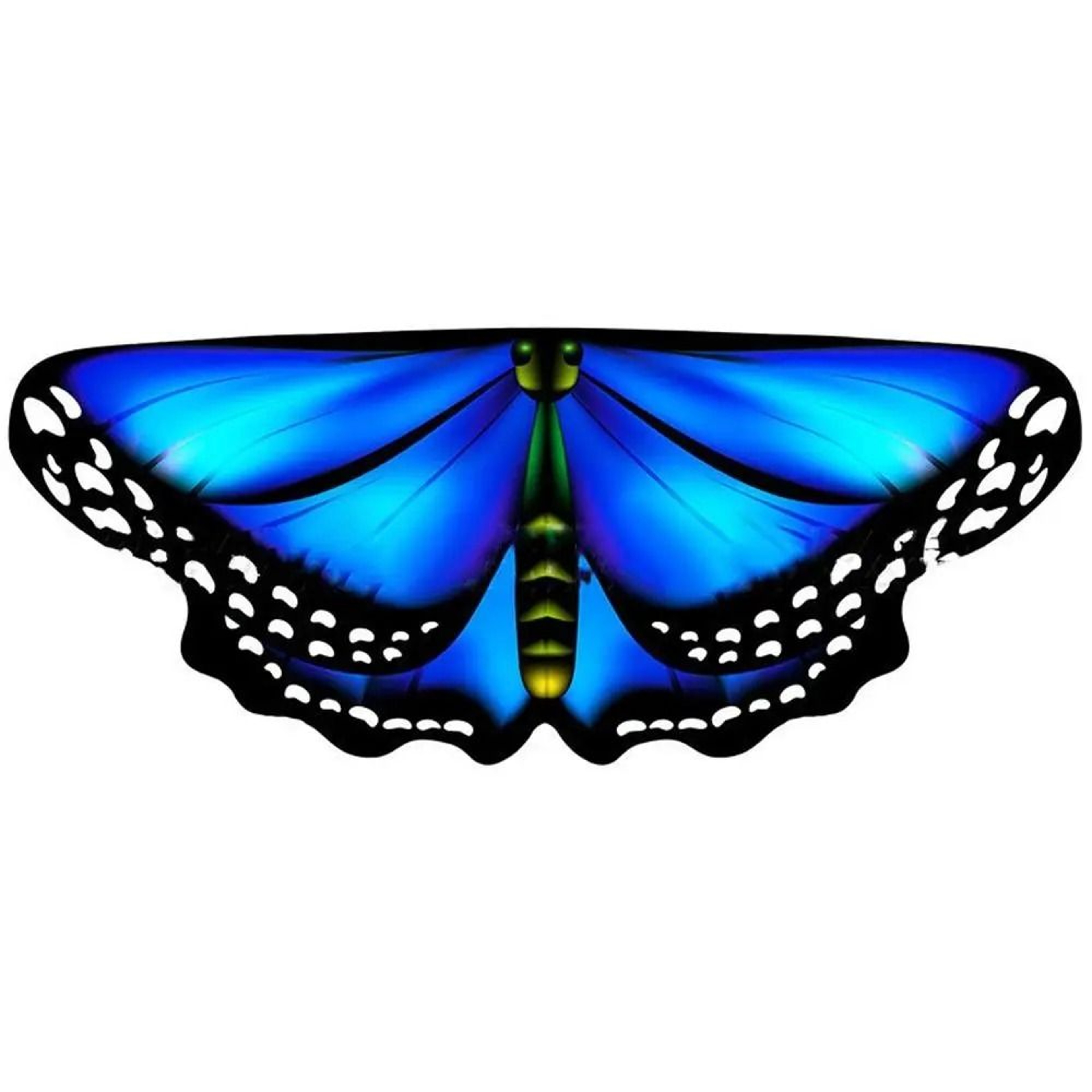 Colorful Kids Butterfly Wings Cape Fairy Shawl Dress Up Costume 11