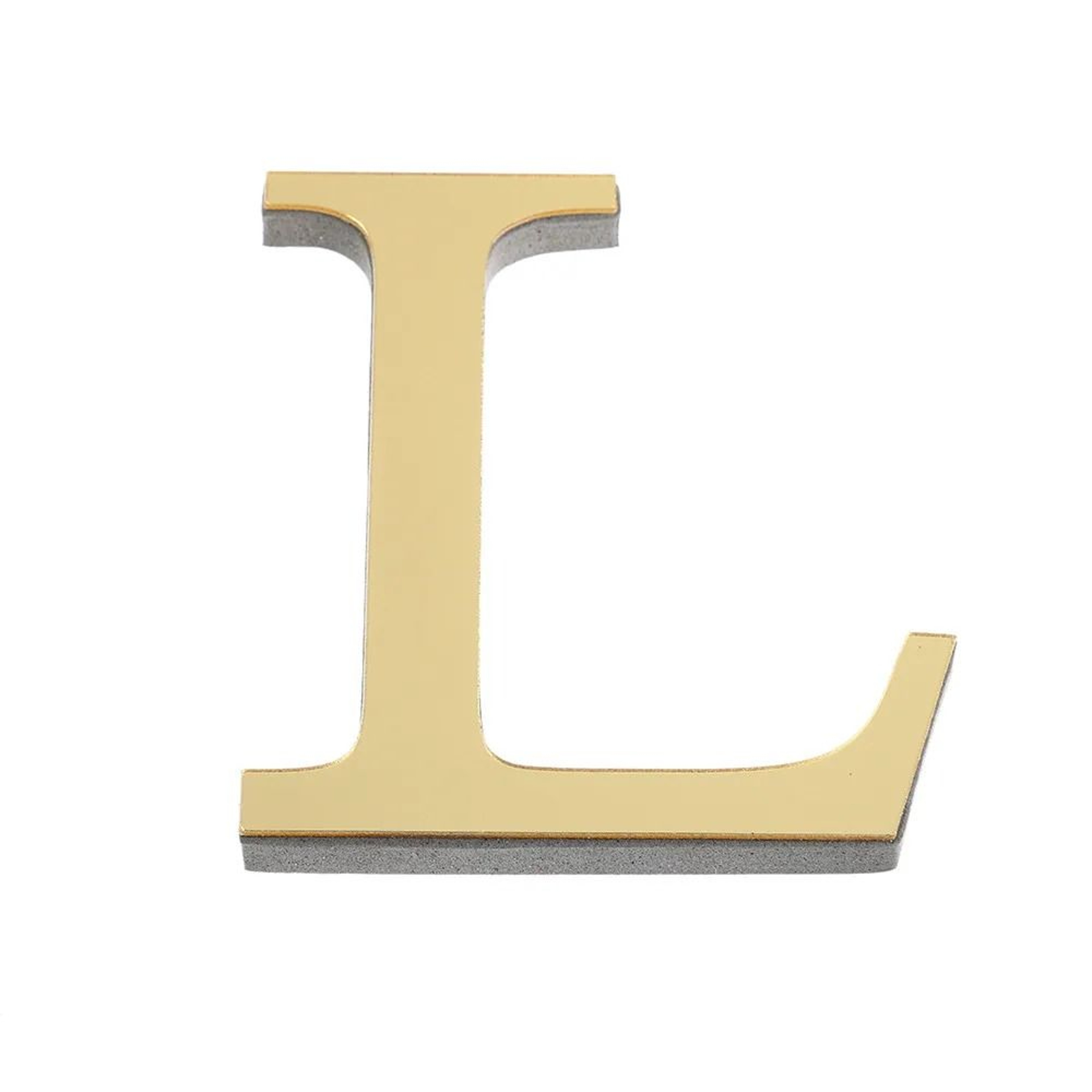 3D Mirror Letter Wall Sticker Self Adhesive Acrylic Alphabet Decor 12