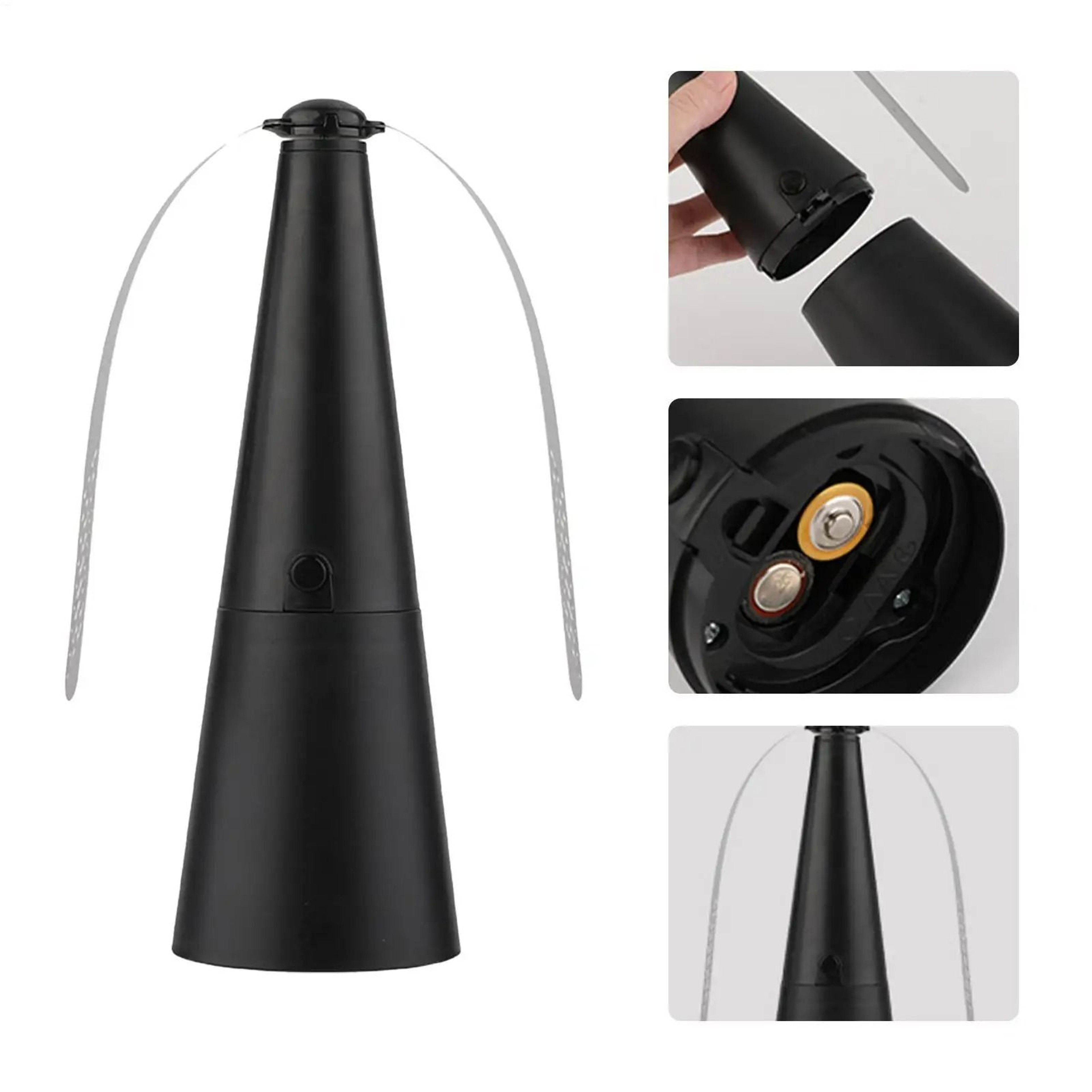 USB Automatic Fly Repellent Fan Rotating Table Food Protector For Indoor And Outdoor Dining 4