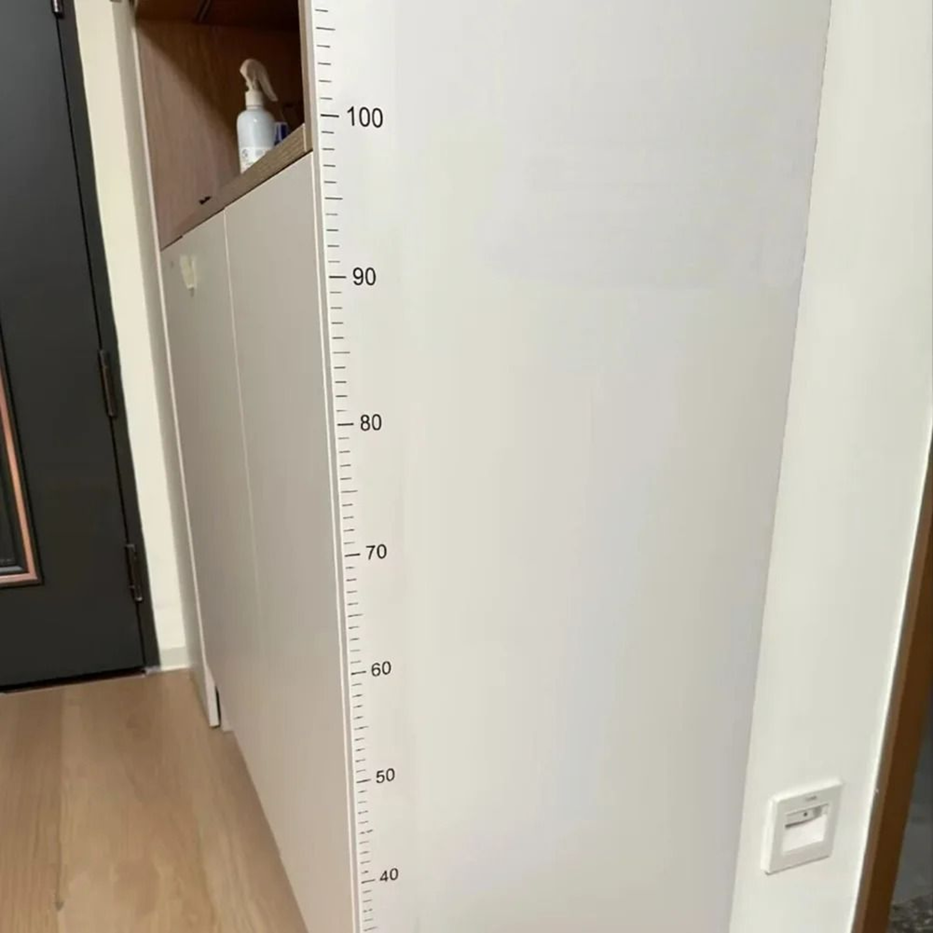 2 Meter Kids Height Chart Wall Sticker Removable Growth Measurement Decal 0