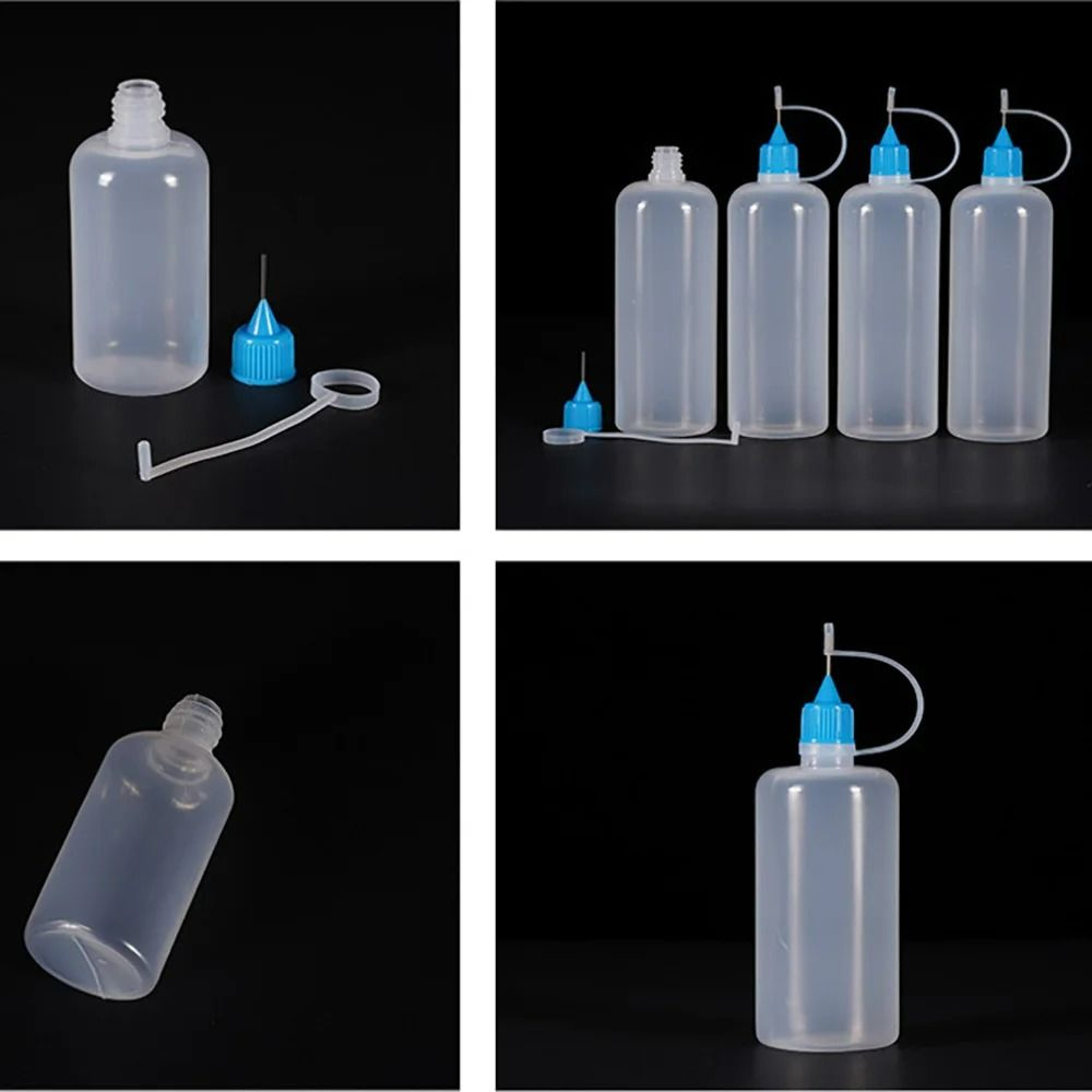 Refillable Precision Tip Squeeze Bottle For Oils Glue And DIY Liquids 4