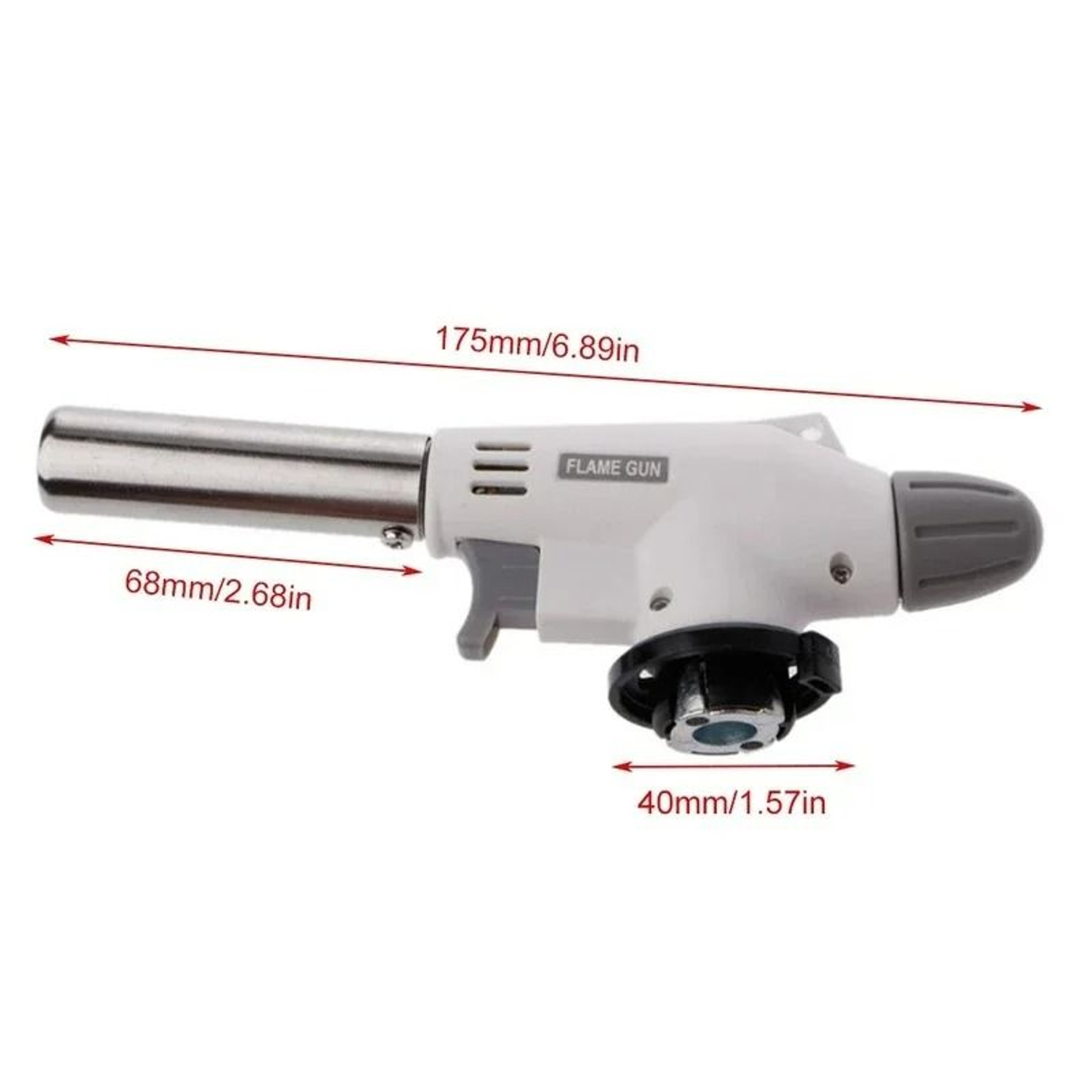 Butane Gas Torch Lighter Adjustable Flame Burner For Cooking And Camping 3