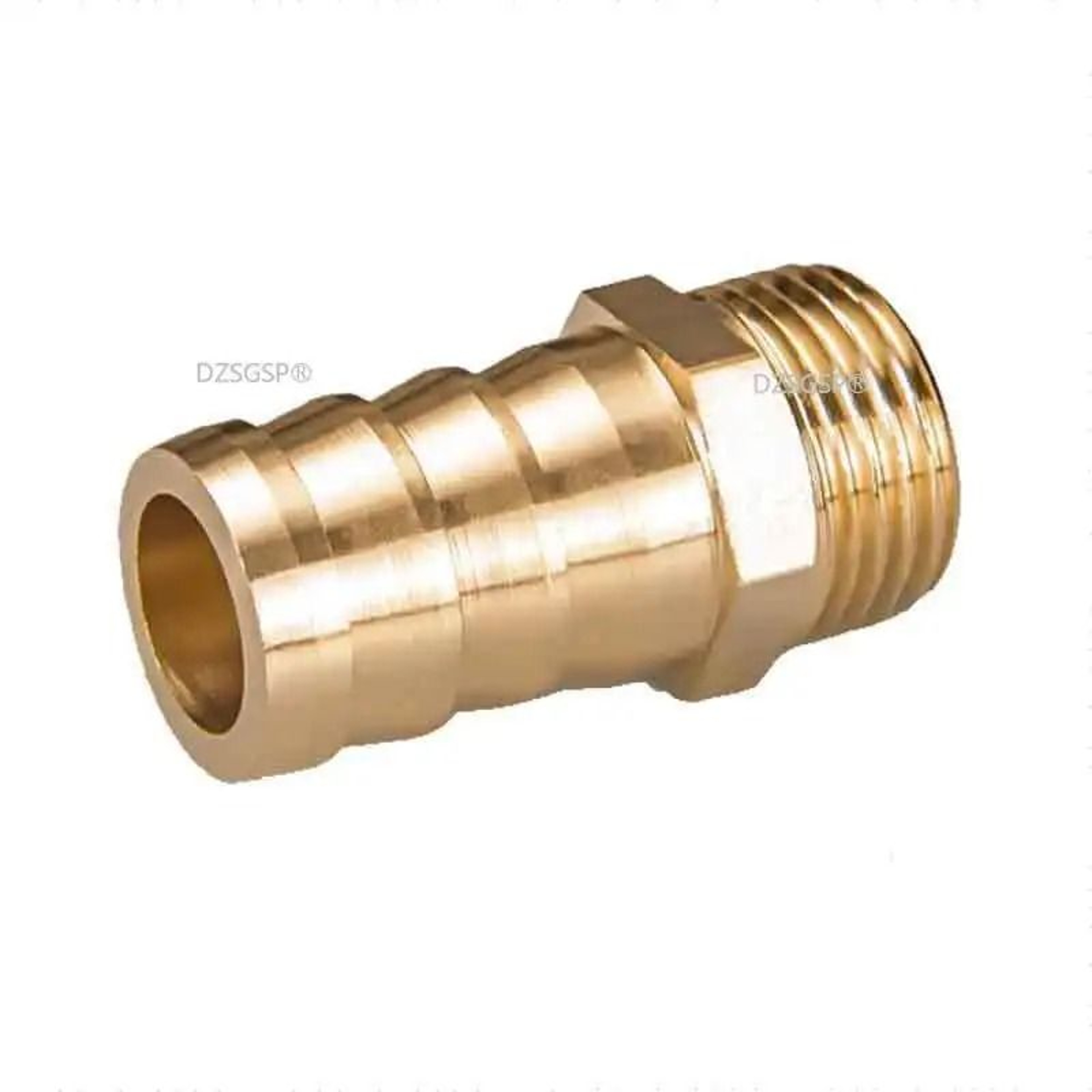 Brass Hose Barb Fitting BSP Male Thread Pipe Connector Adapter 3