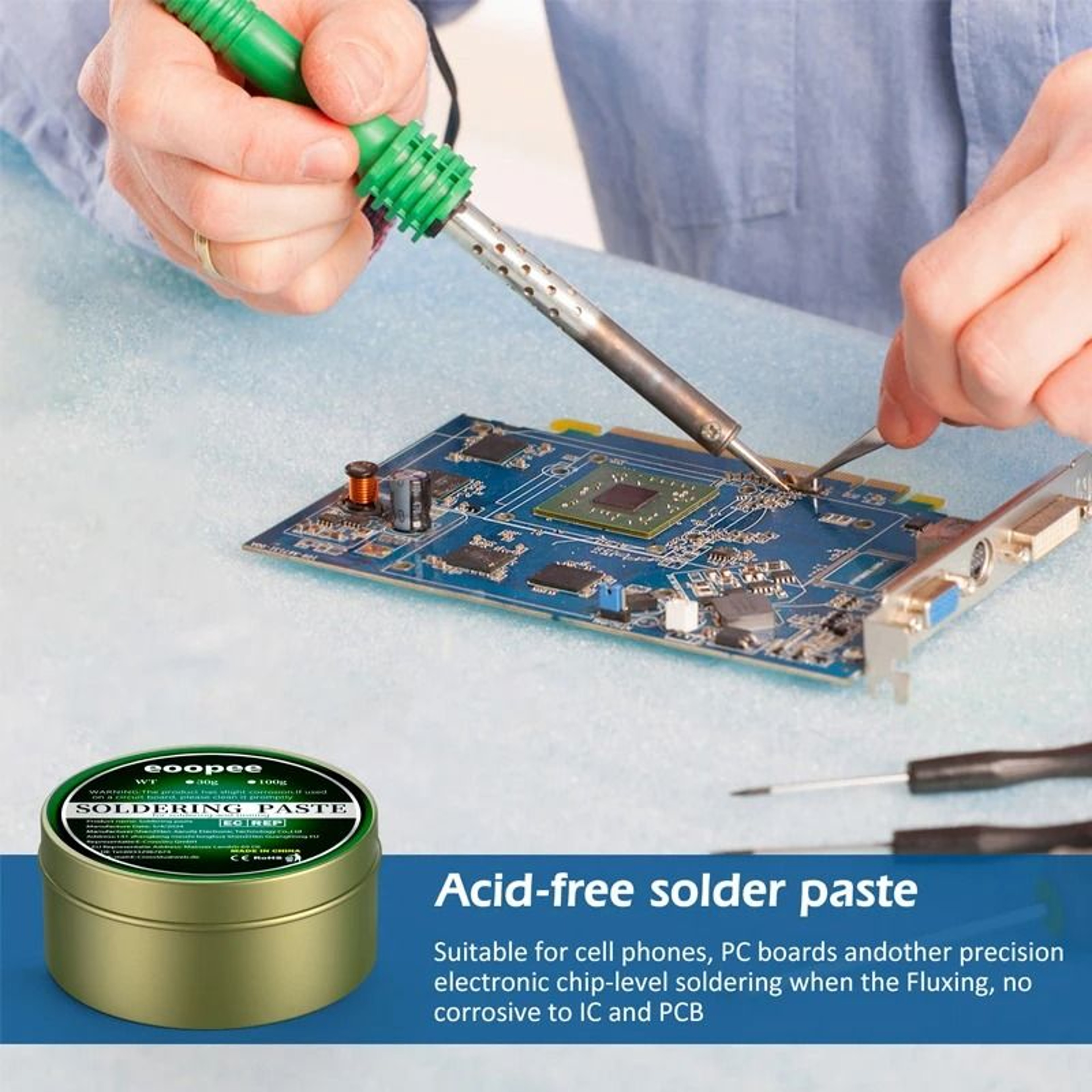 Rosin Soldering Flux Paste For PCB Electronics Repair And Soldering 6