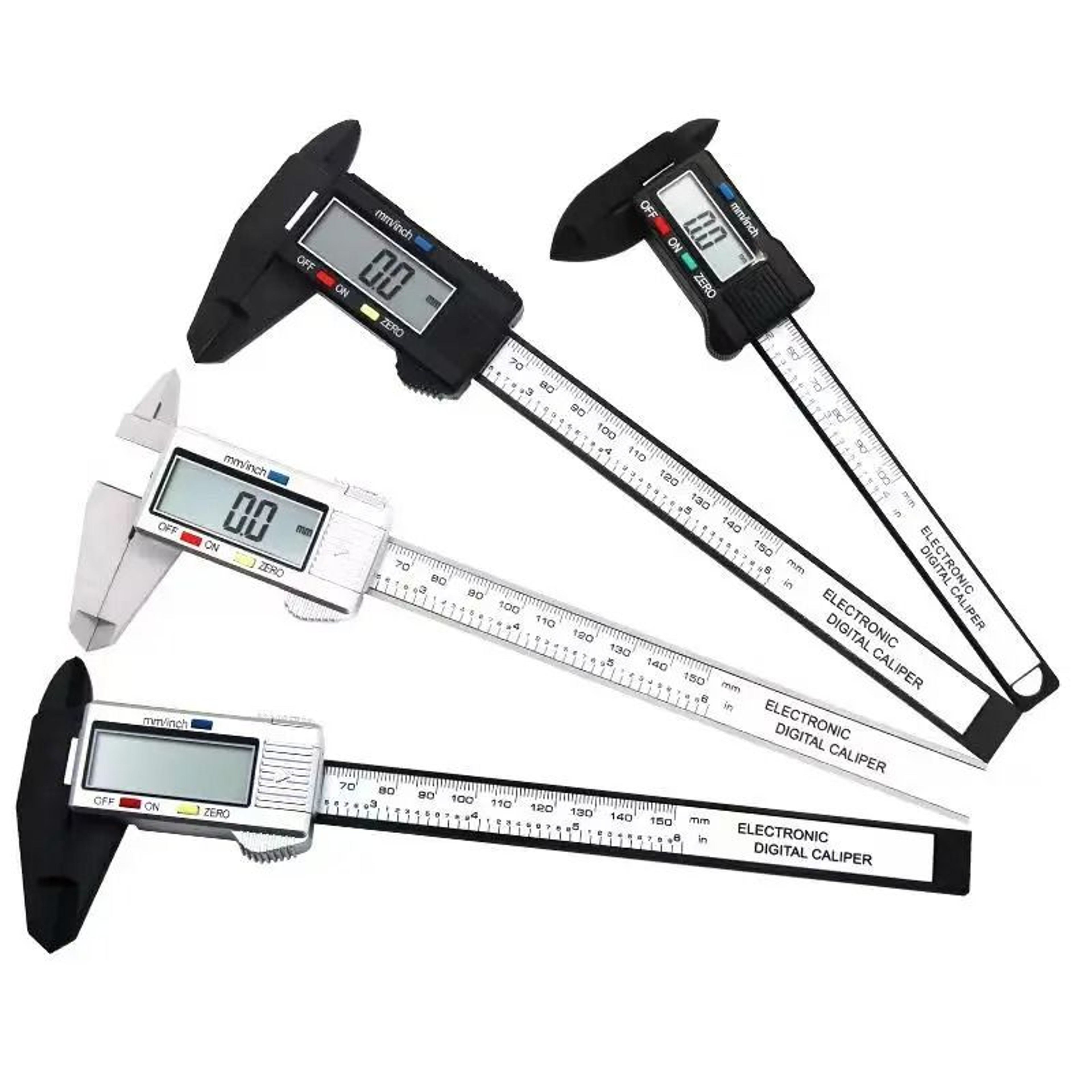 Digital Caliper Carbon Fiber Precision Measuring Tool 5