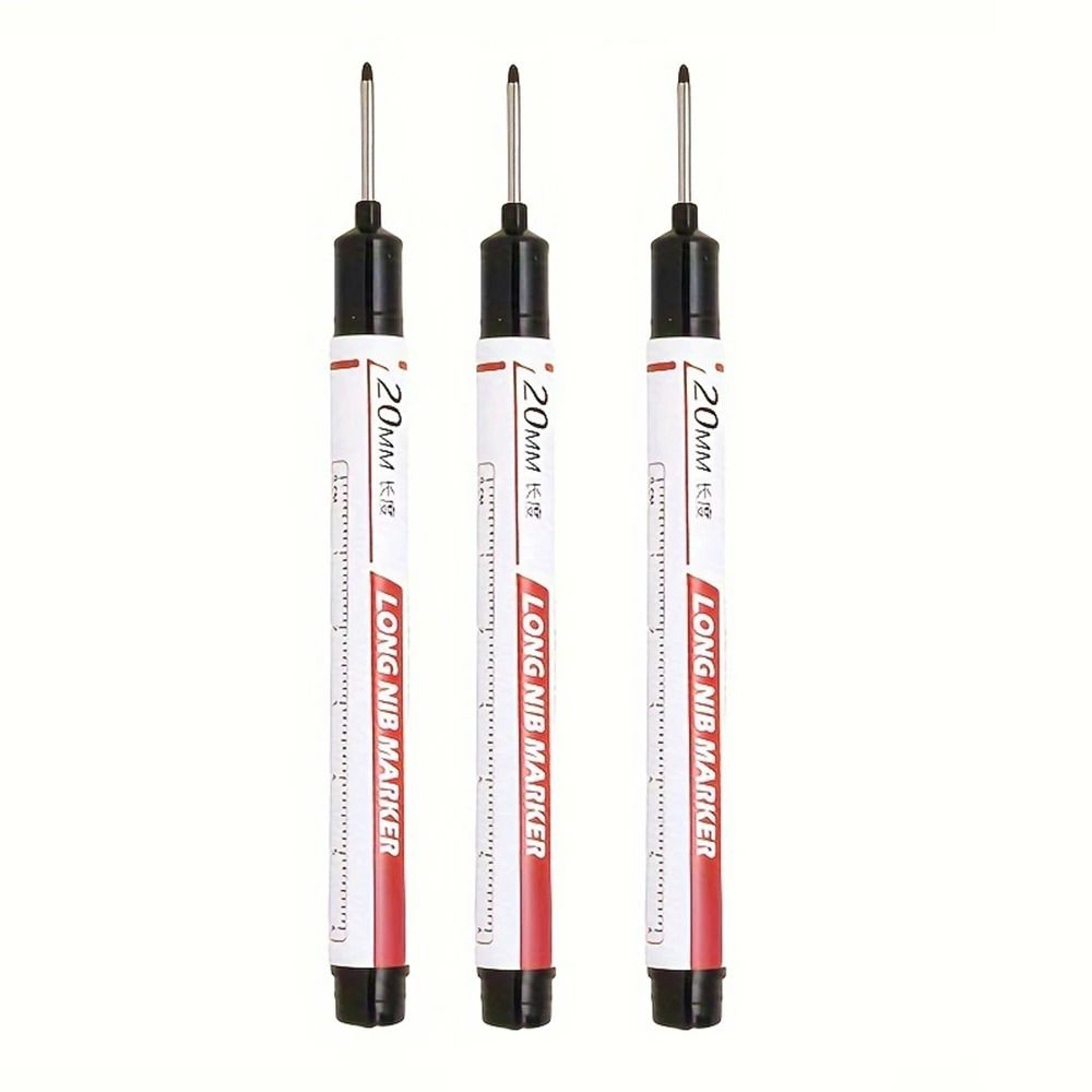 10 Piece Deep Hole Long Nib Marker Set For Woodworking And Metal 9