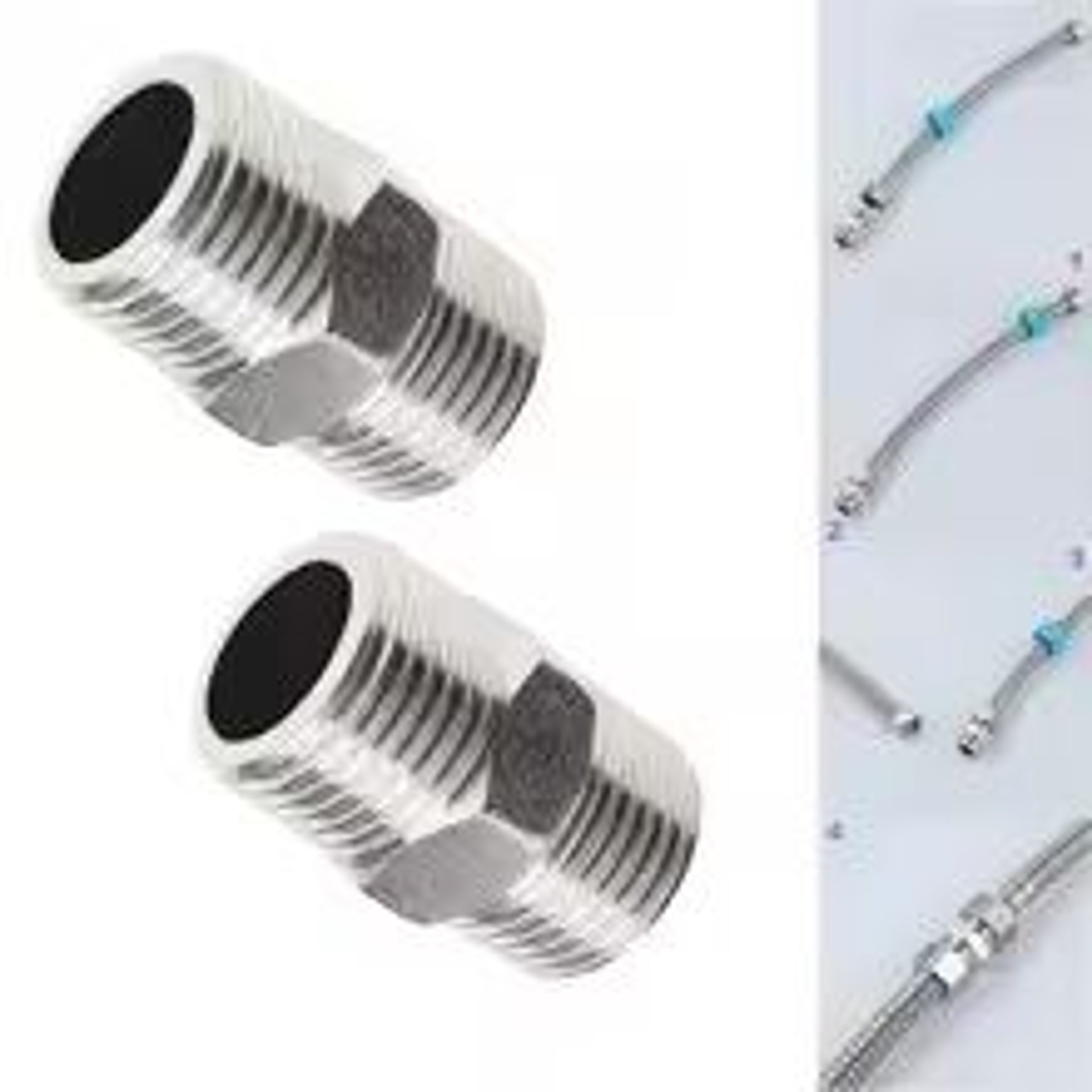 2 Piece Universal Shower Hose Extension Set For Bathroom RV And Outdoor Showers 3