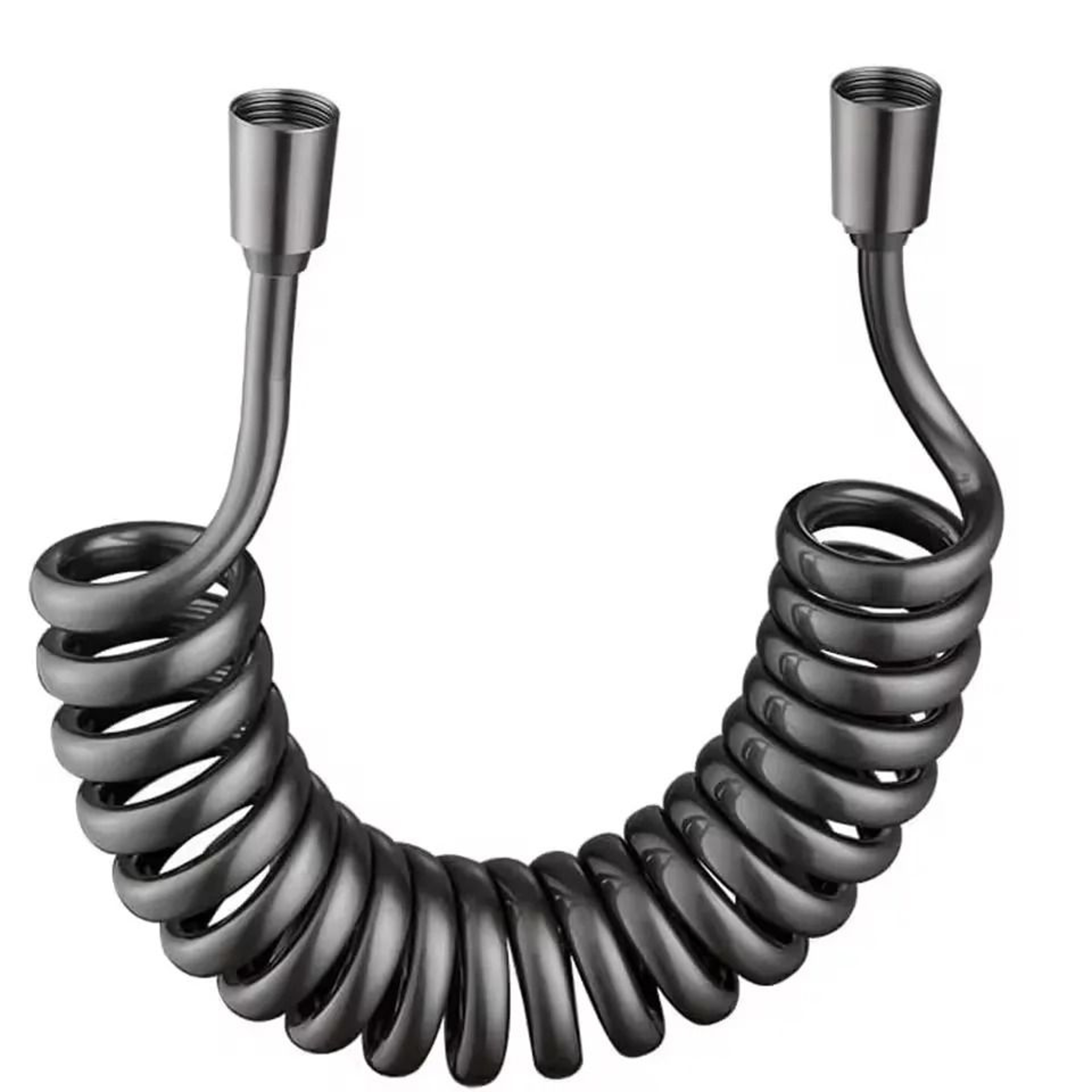 Retractable Coil Shower Hose For Handheld Showerhead And Bidet Sprayer 9