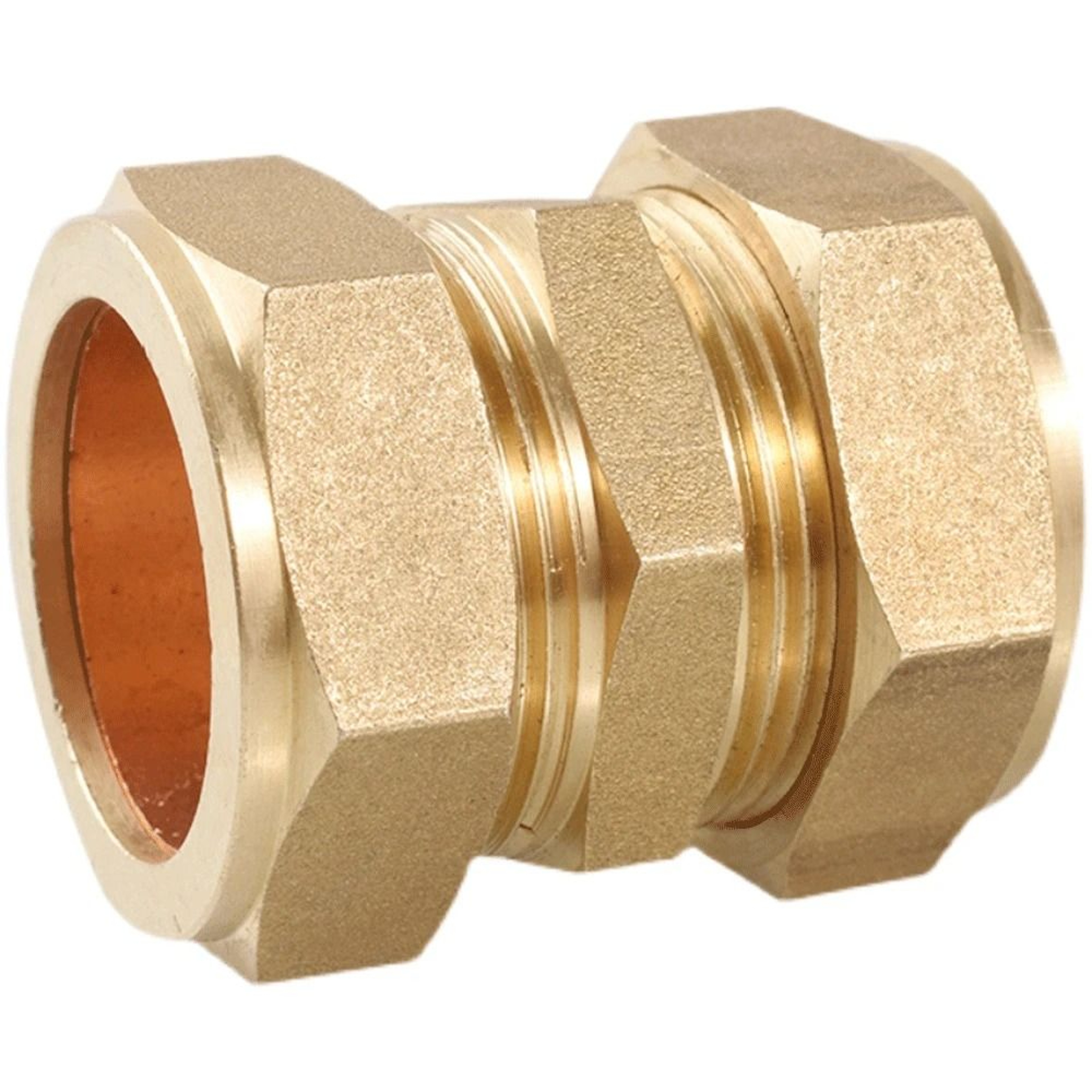 Brass Compression Union Pipe Fitting For Copper Tubing And HVAC Systems 0