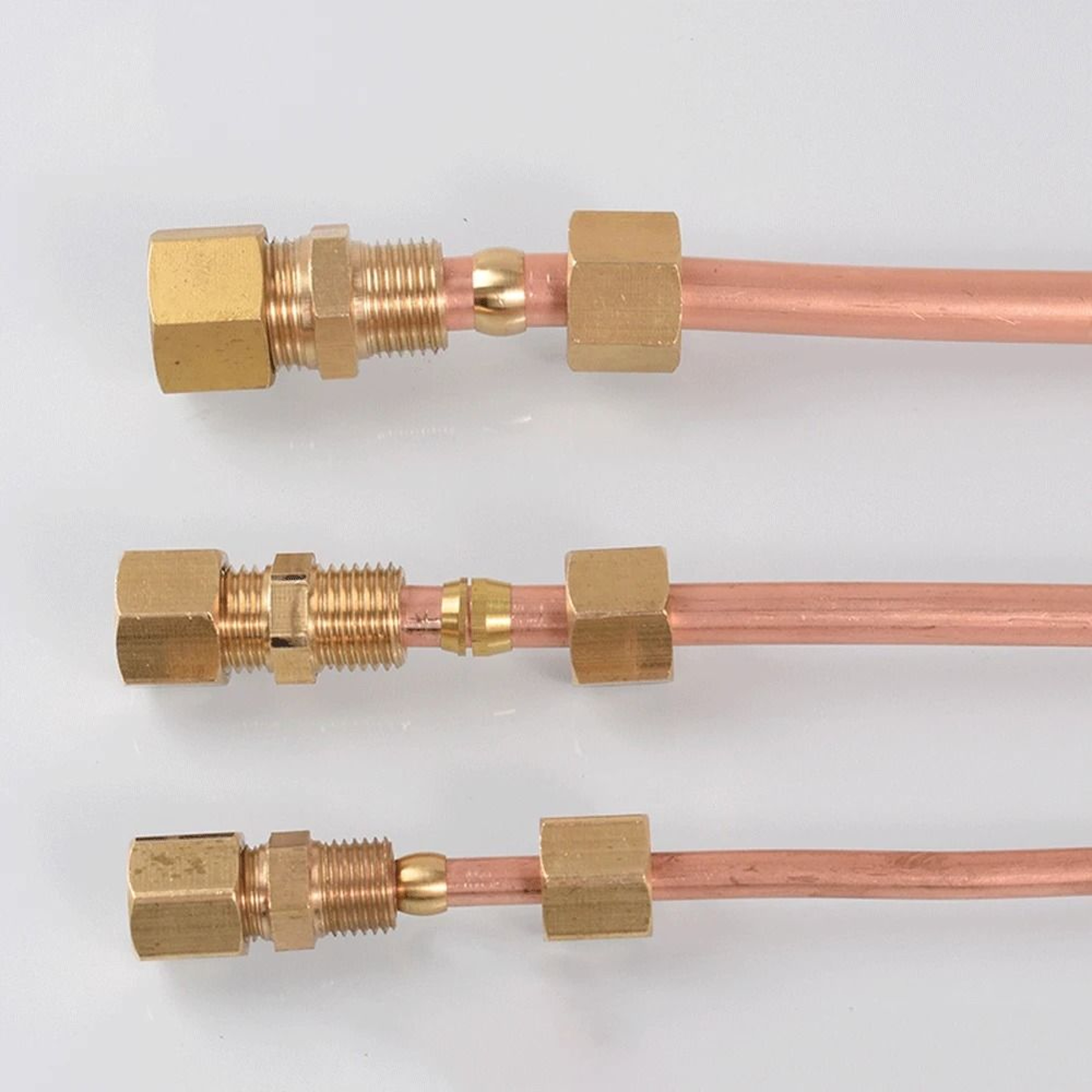 Brass Compression Union Pipe Fitting For Copper Tubing And HVAC Systems 3