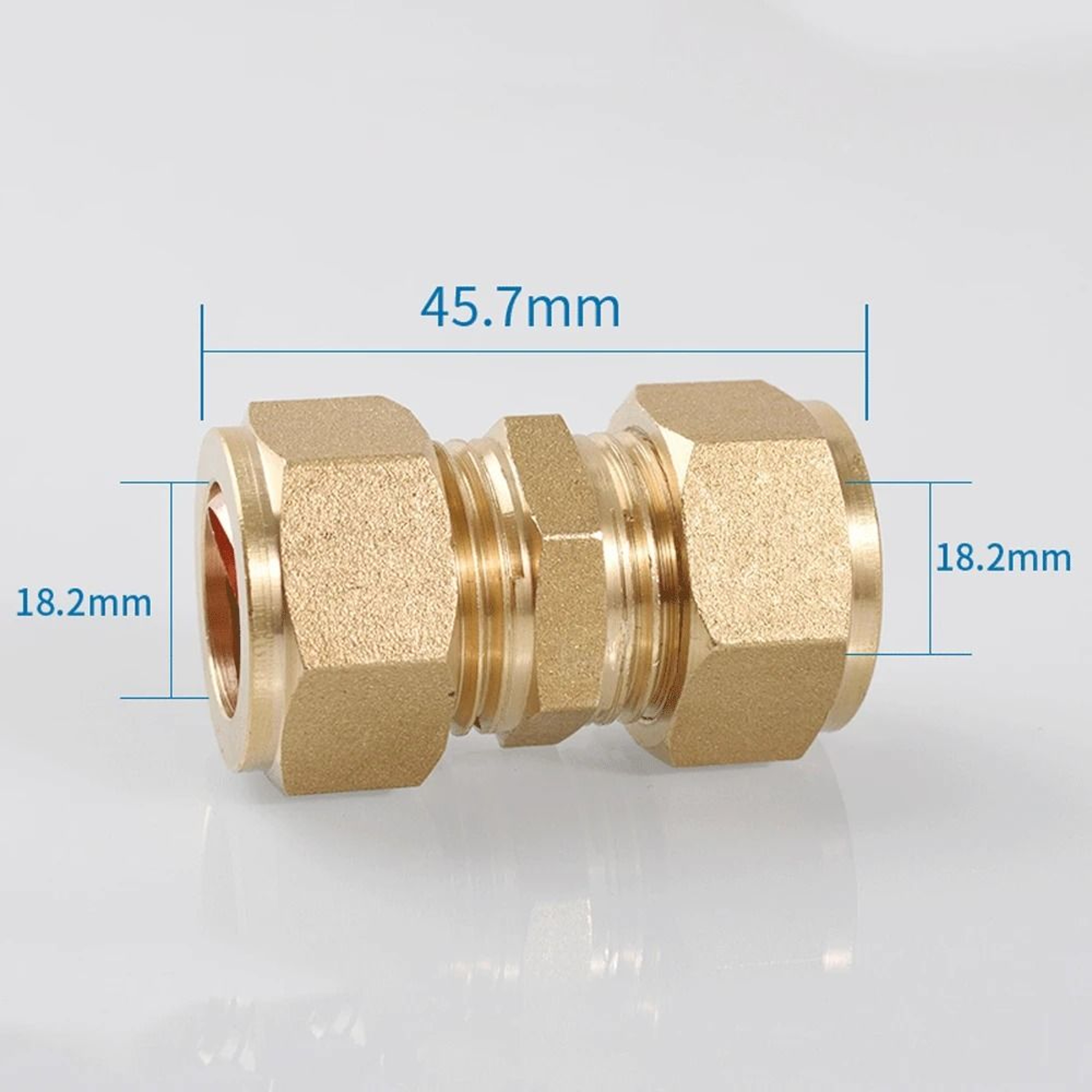 Brass Compression Union Pipe Fitting For Copper Tubing And HVAC Systems 14