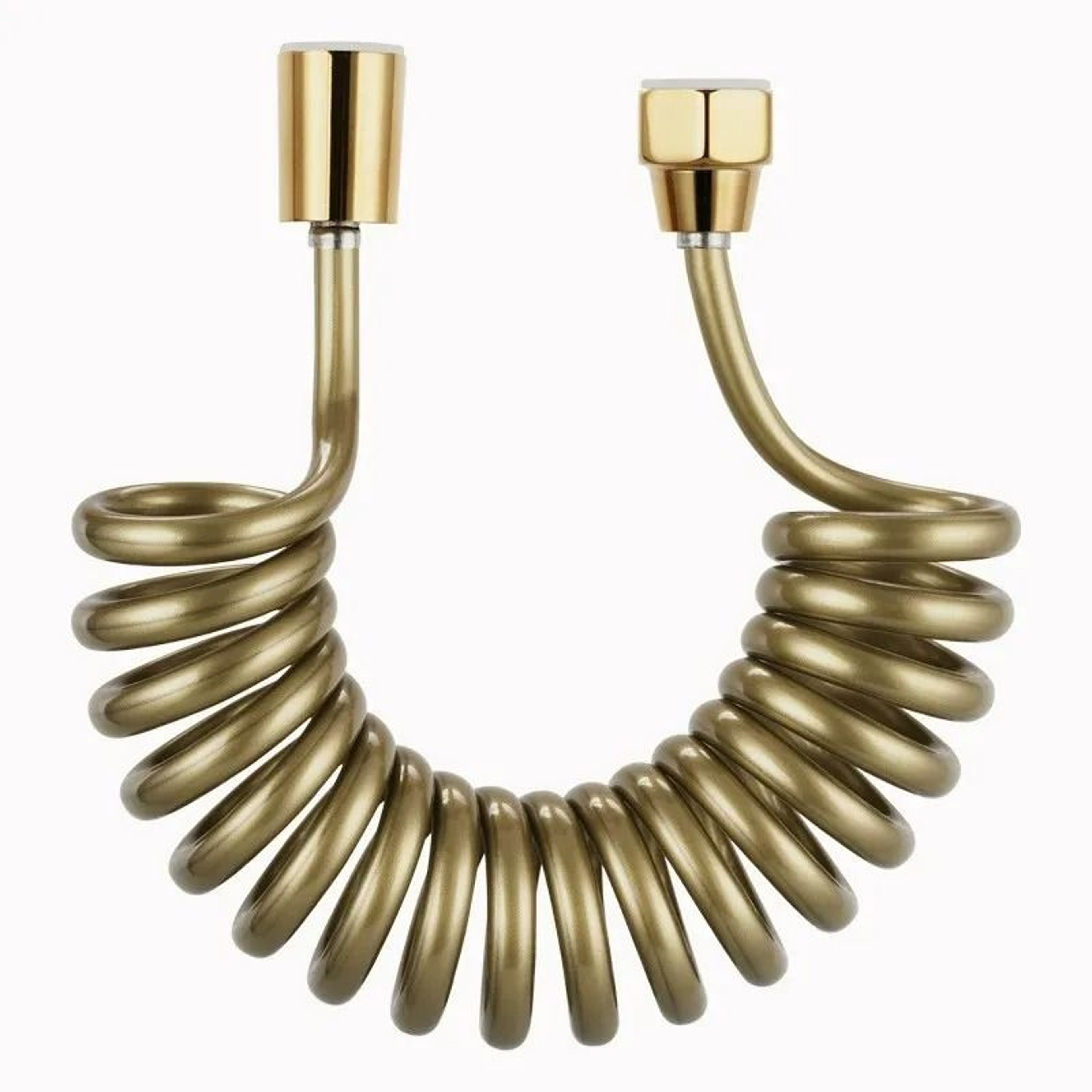 Gold Retractable Spring Shower Hose For Bidet Sprayer And Bathroom Plumbing 7