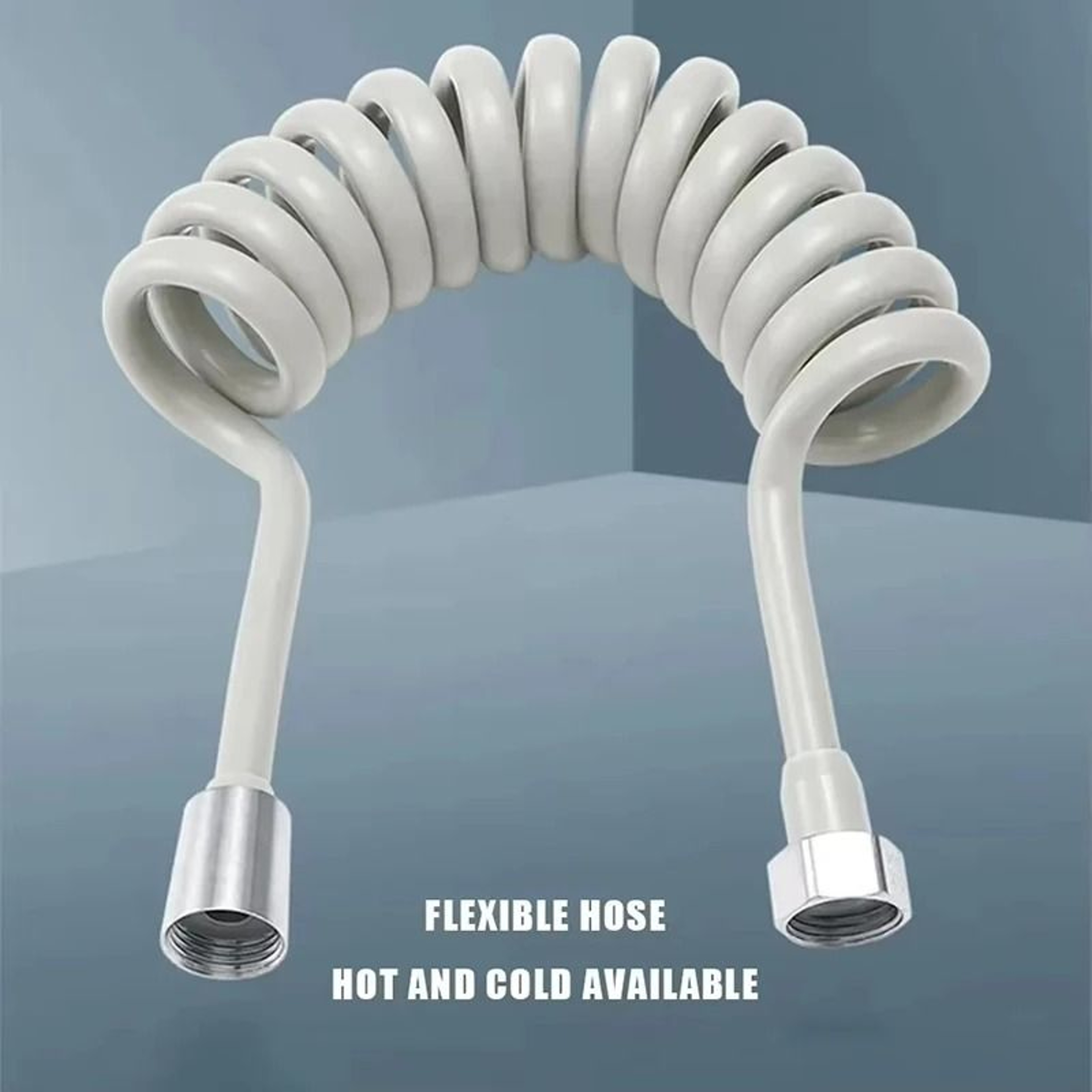 Extra Long Coiled Shower Hose For Handheld Bidet Sprayer And Bathroom 3
