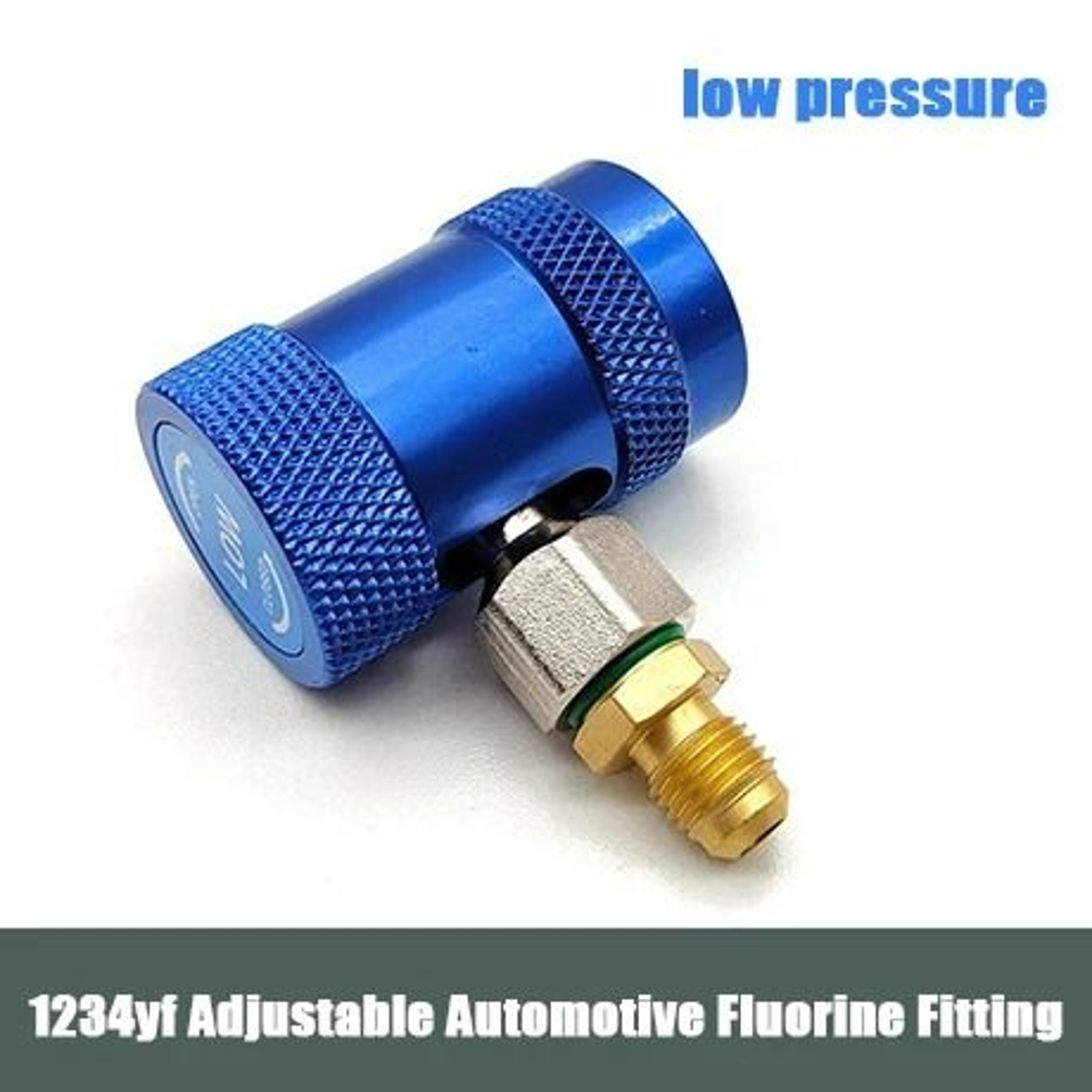 R1234yf Adjustable AC Quick Coupler High Low Side Charging Hose Adapter 7