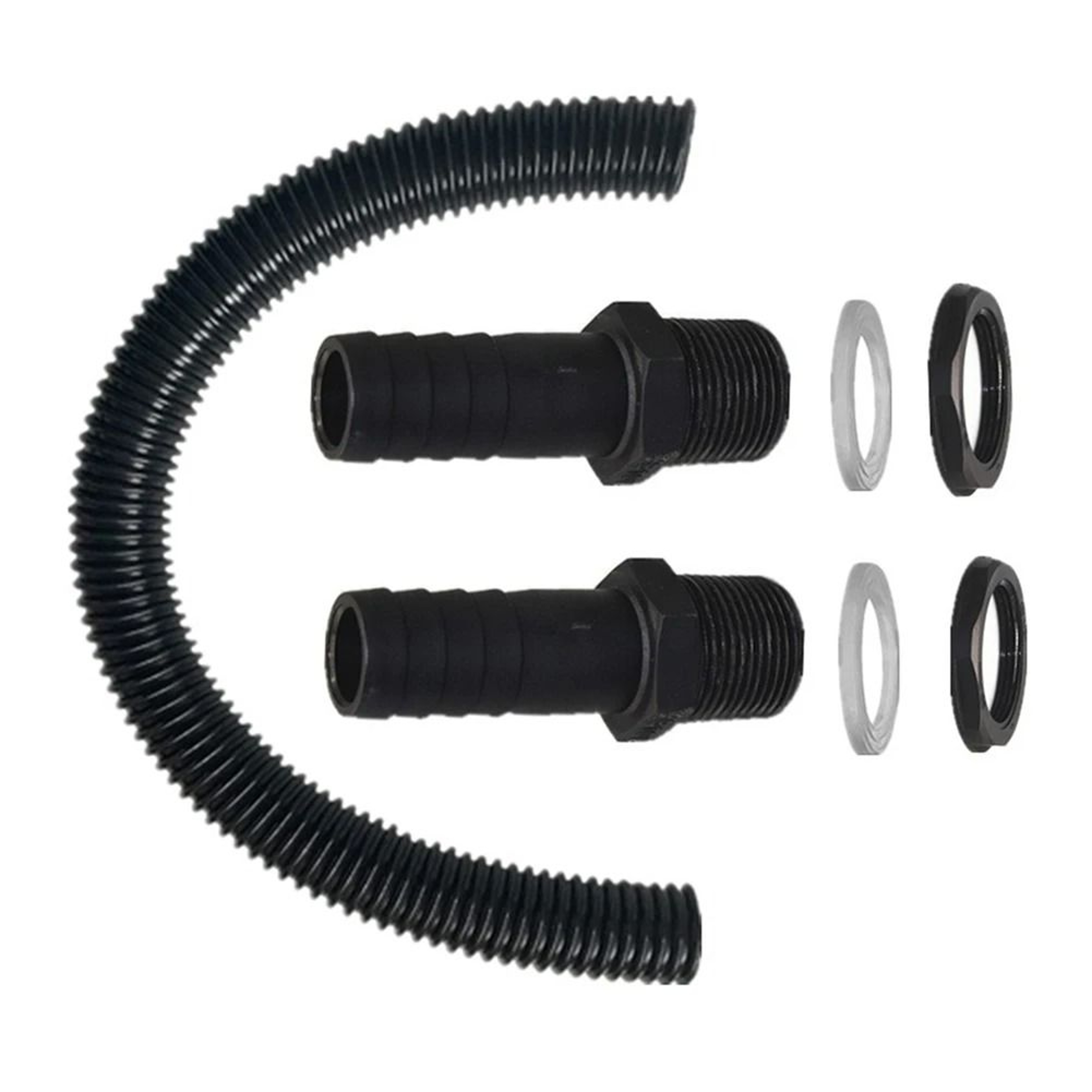 Rain Barrel Connector Kit 098in Hose Link For Water Collection Systems 2