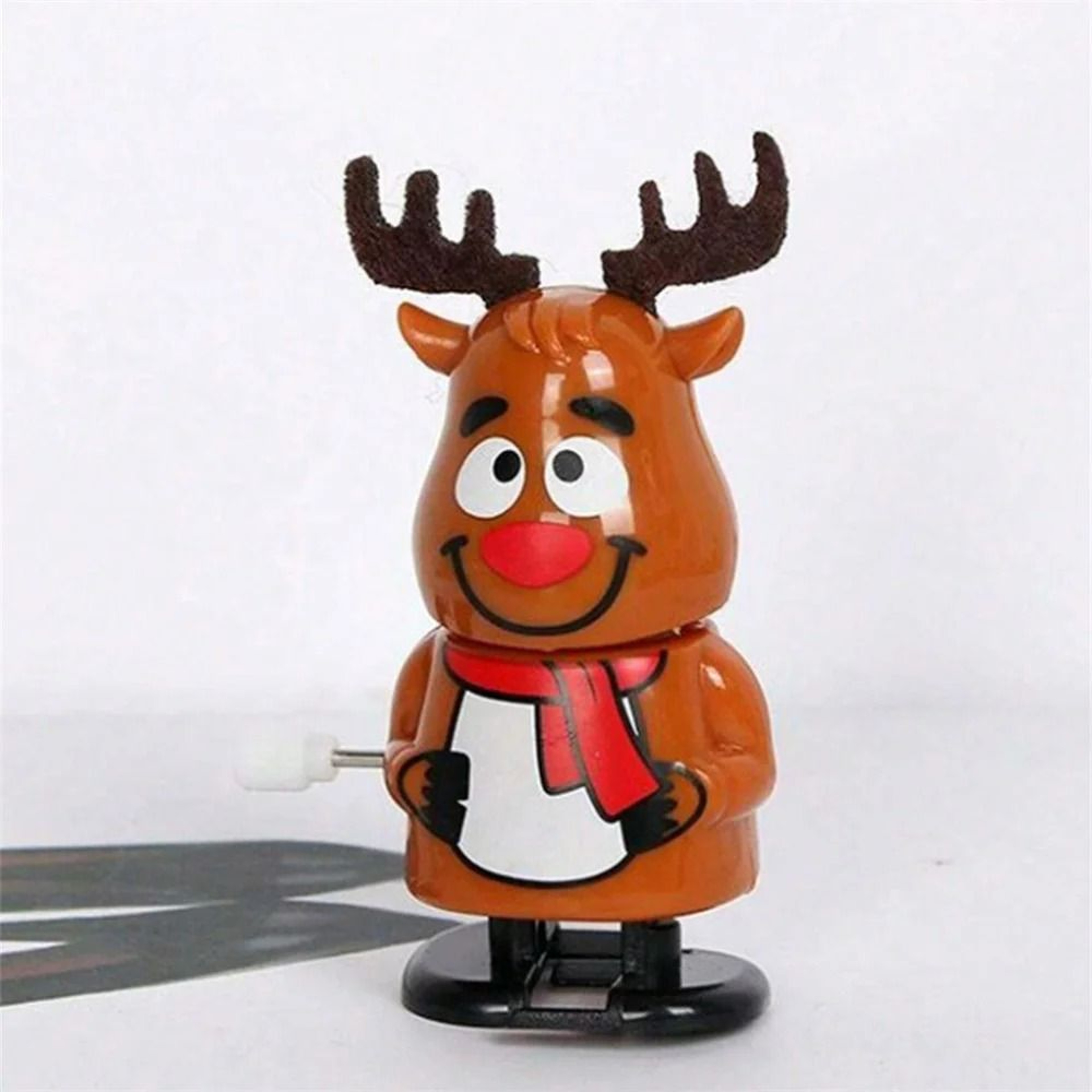 Wind Up Christmas Figurines Walking Santa Snowman Holiday Party Favors 10