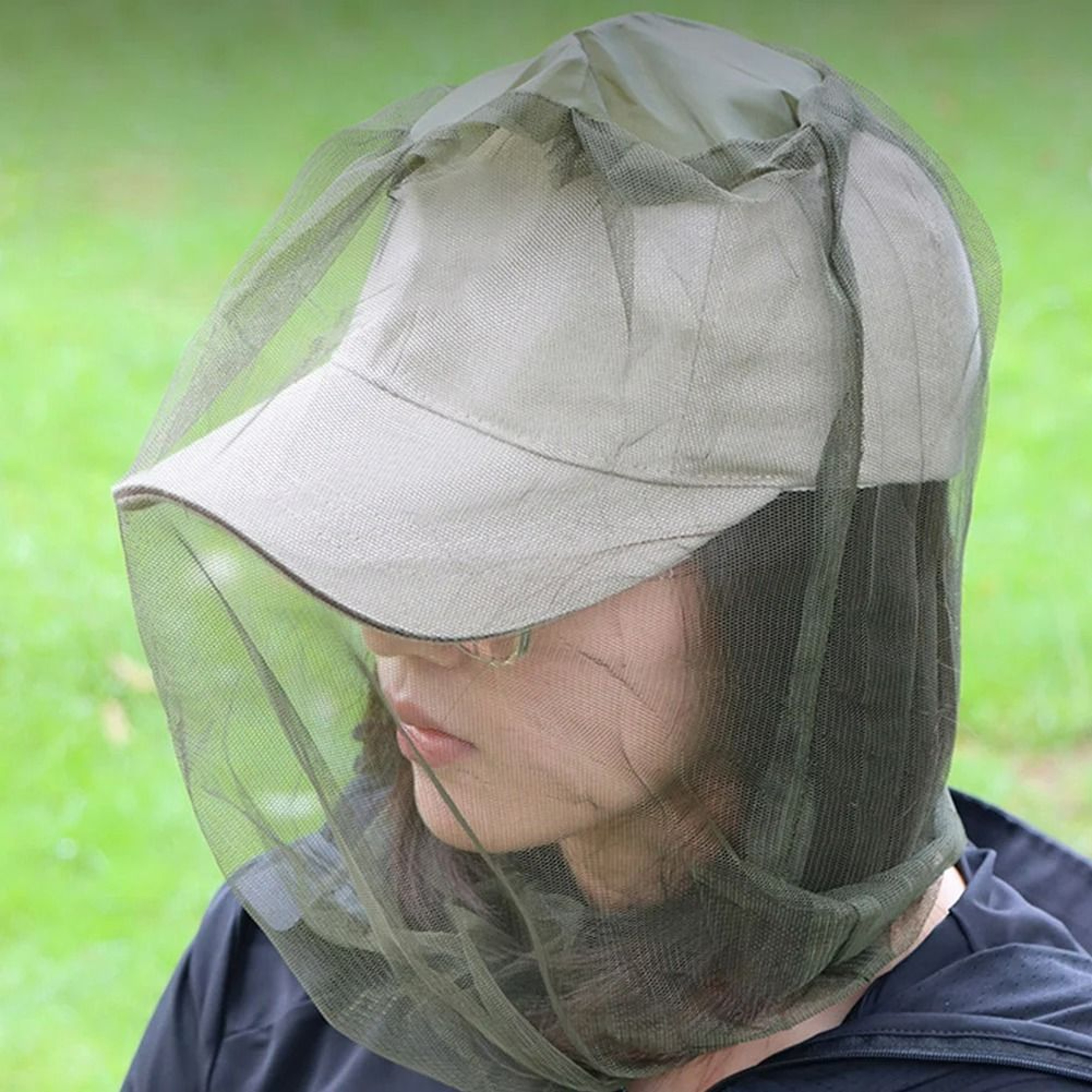 BreezeShield Breathable Mosquito Head Net For Camping Fishing And Hiking 1