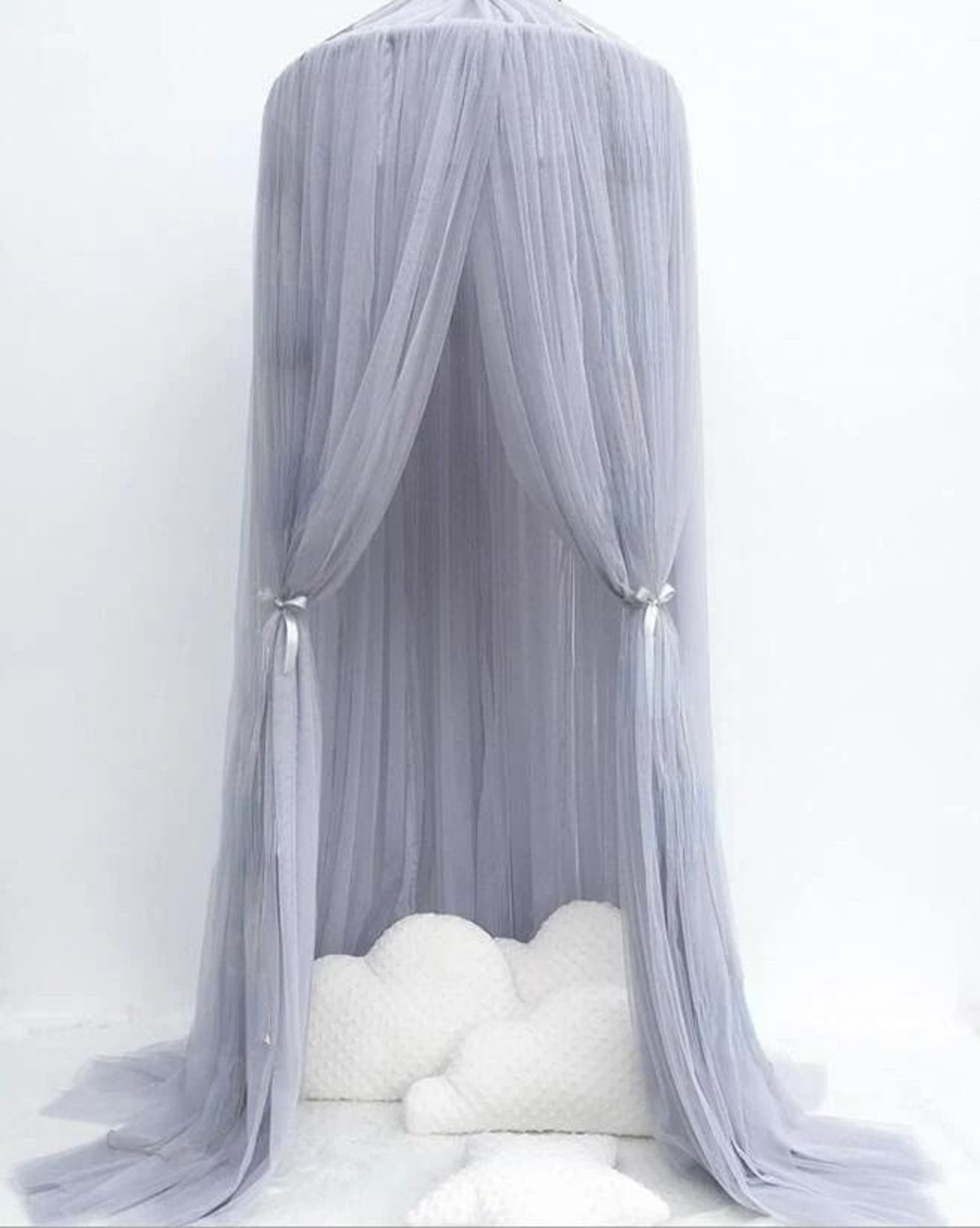 DreamCrown Princess Canopy Mosquito Net 7 Layer Dome Bed Curtain For Kids 10