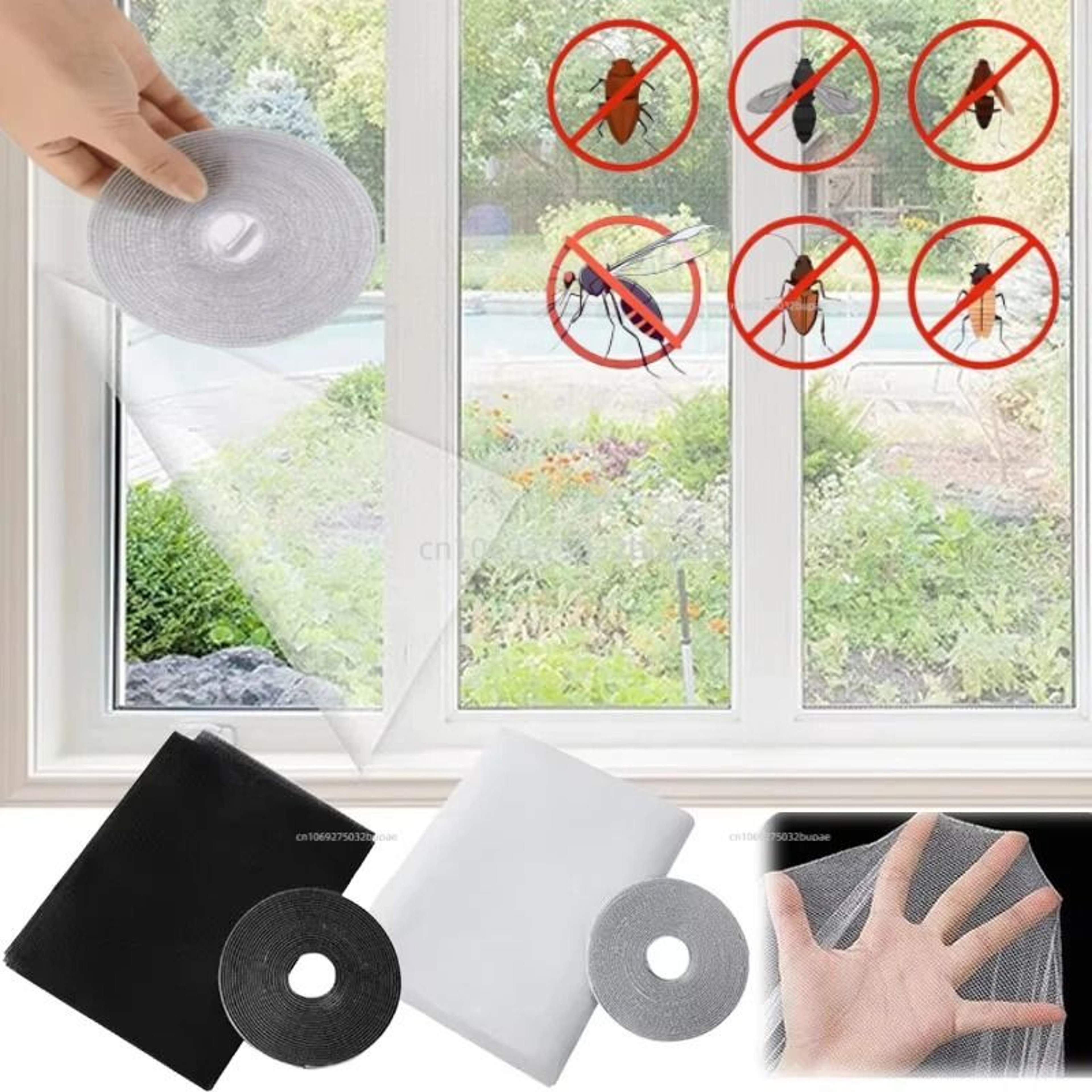 FreshShield Durable Mosquito Window Screen Mesh For Indoor Insect Protection 1