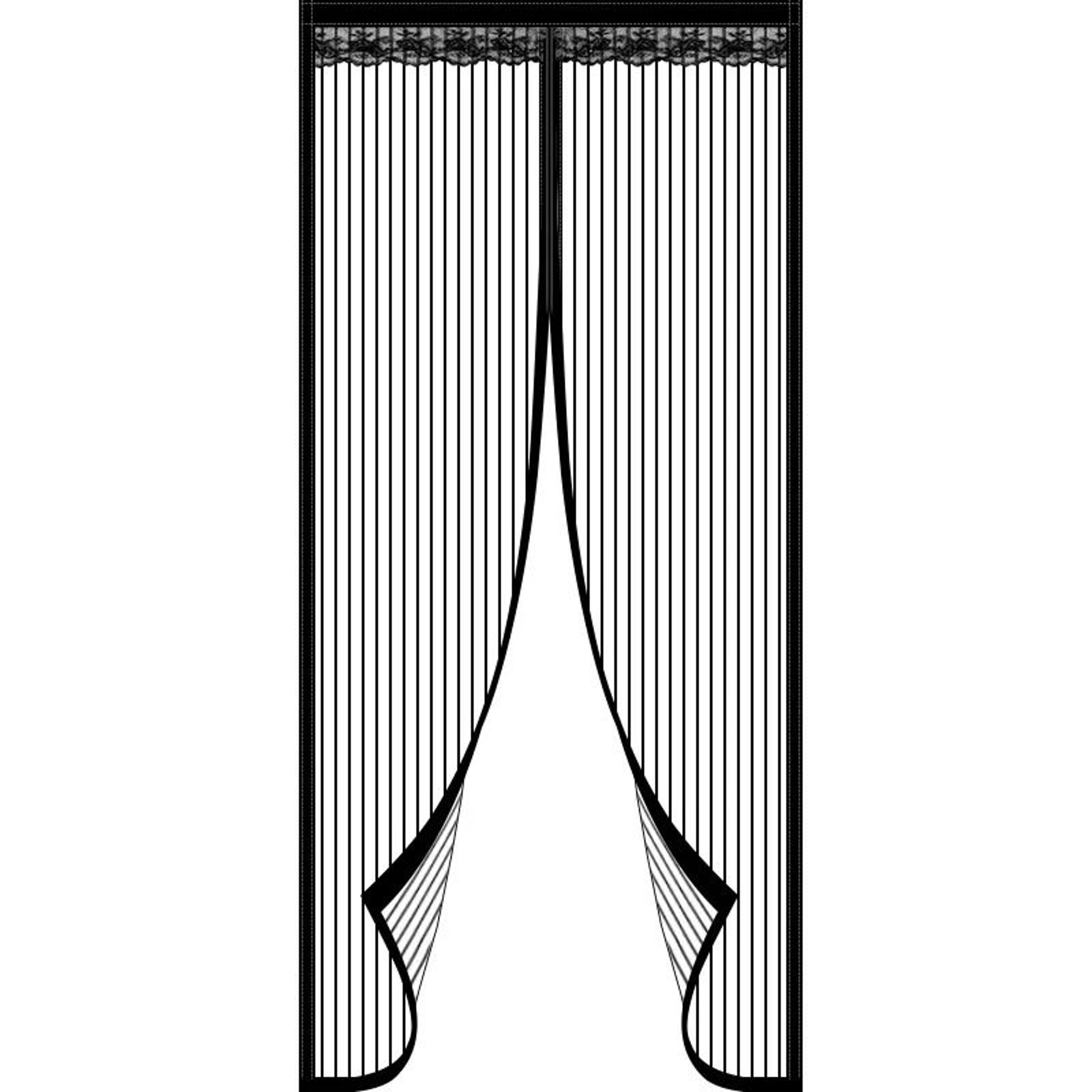 MagnaBreeze No Punch Magnetic Screen Door Automatic Closing Mosquito Curtain 3