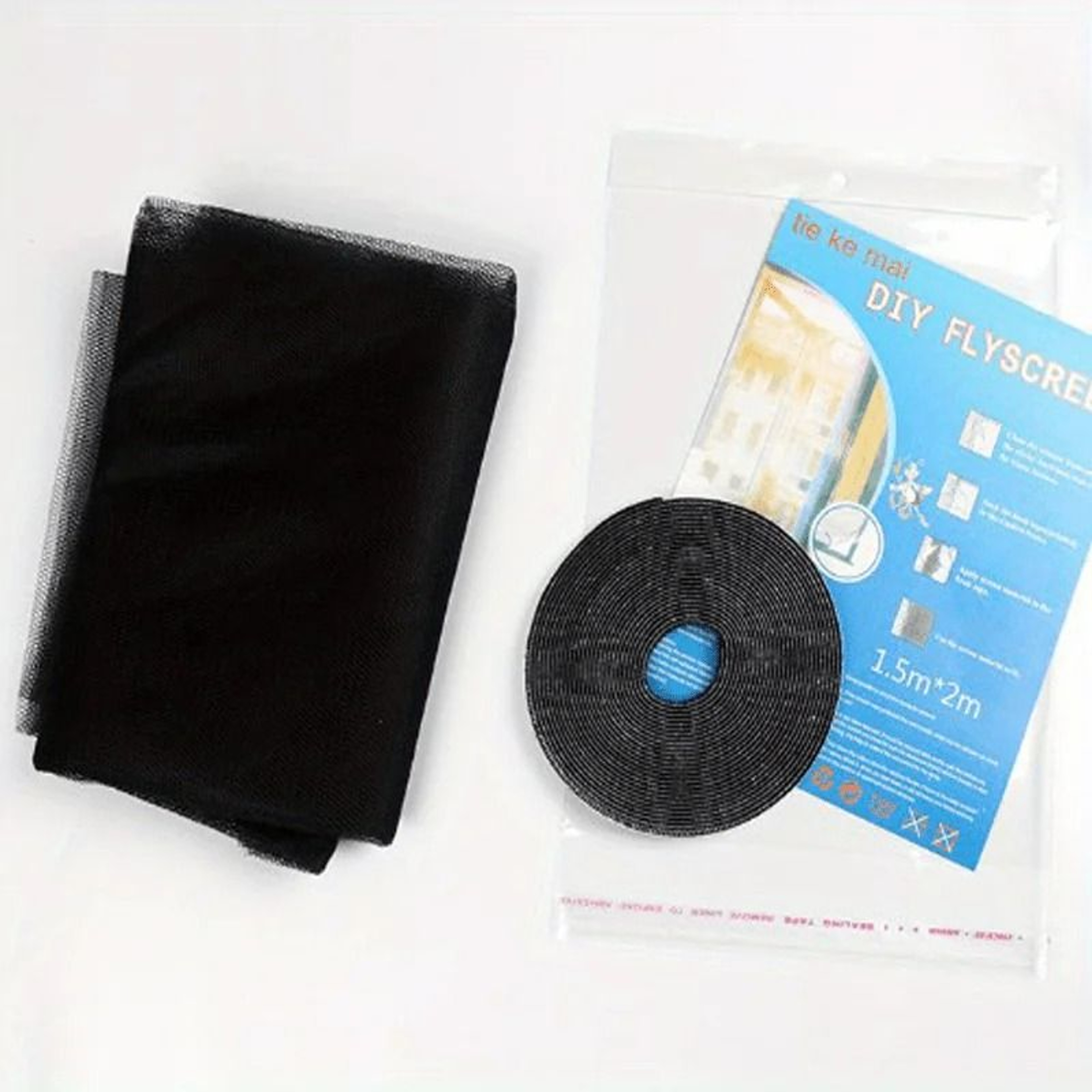 BugSeal DIY Self Adhesive Mosquito Window Screen Mesh For Doors And Windows 5