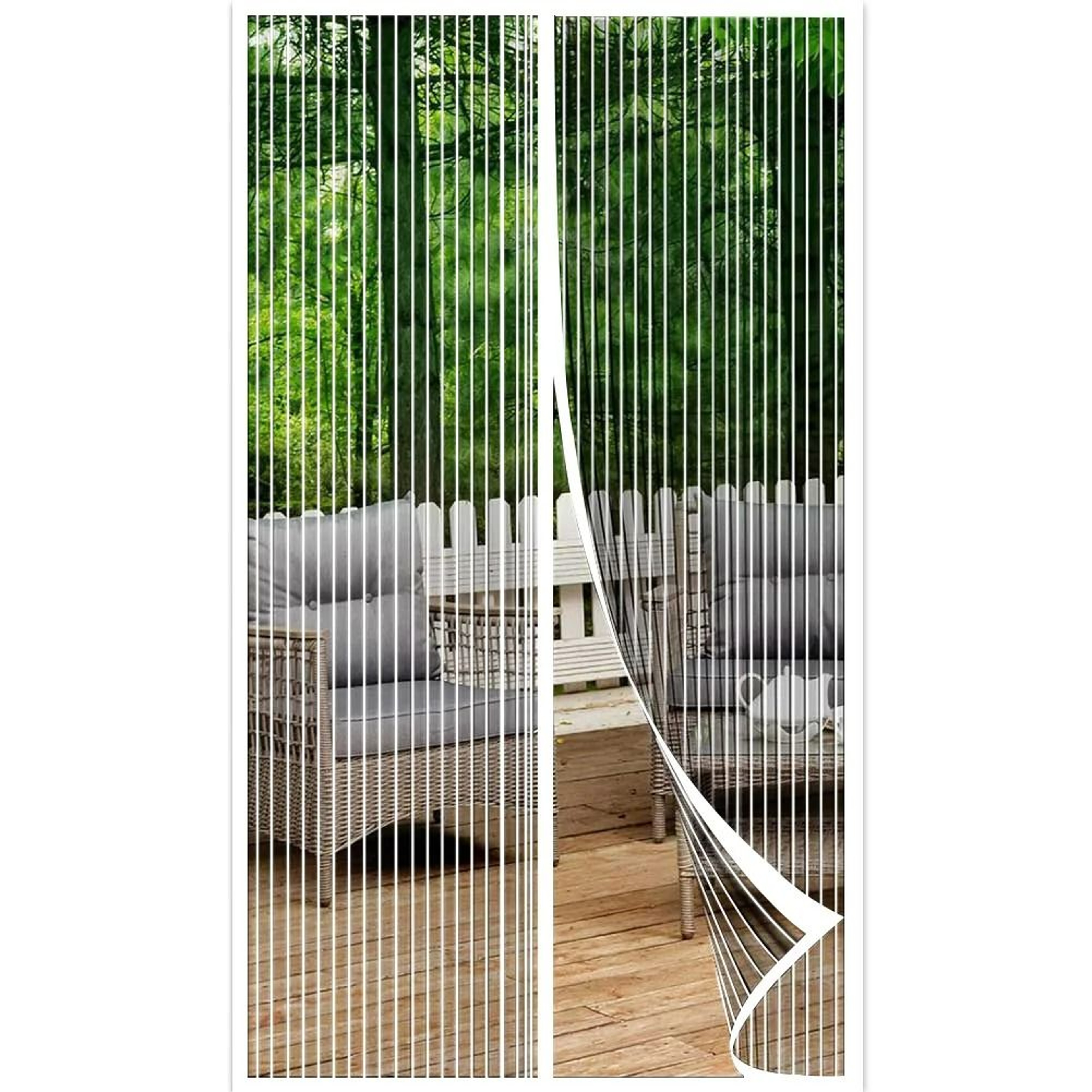 BreezeLock Magnetic Mosquito Screen Door Automatic Closing Insect Mesh Curtain 9