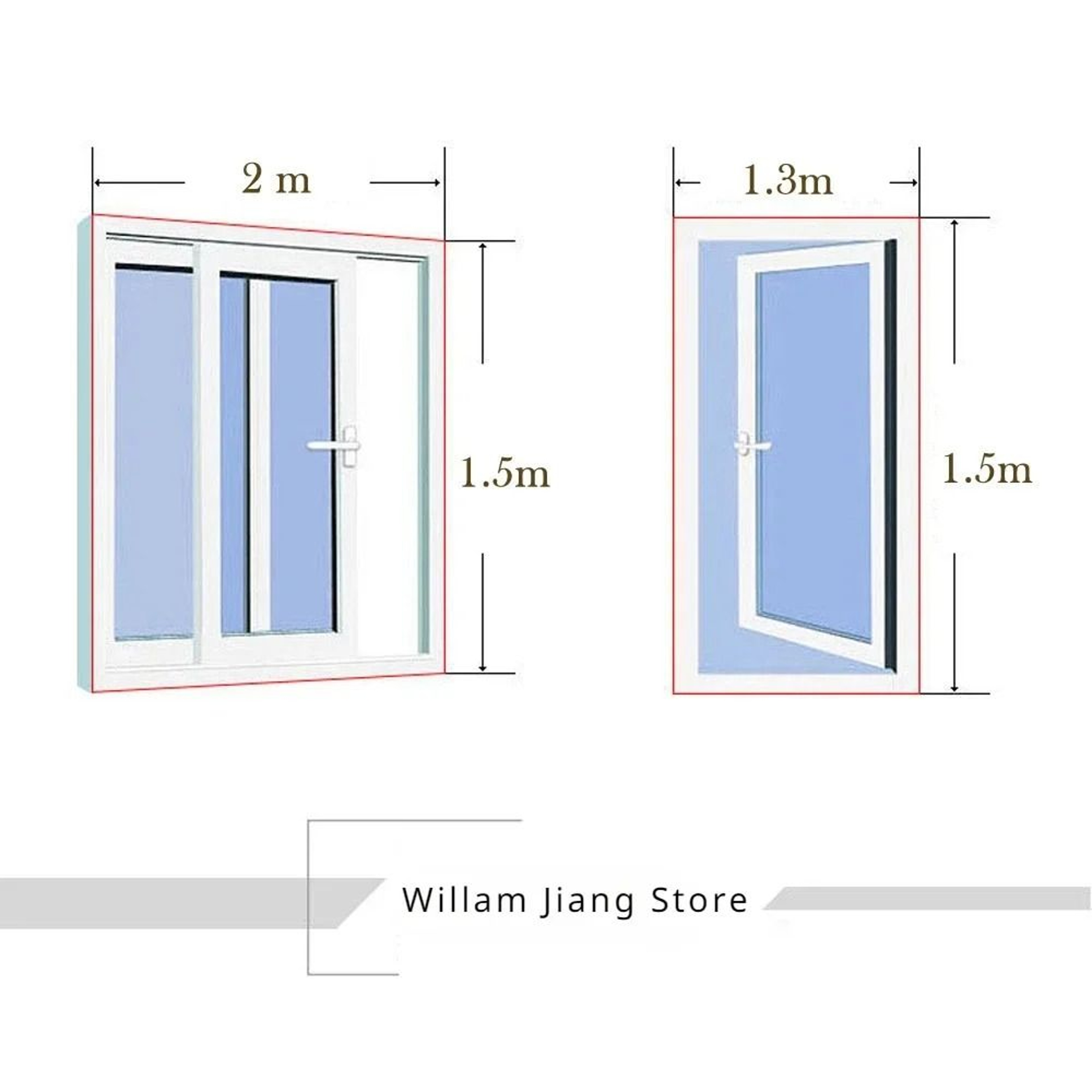 Hands Free Magnetic Mosquito Screen Curtain 5