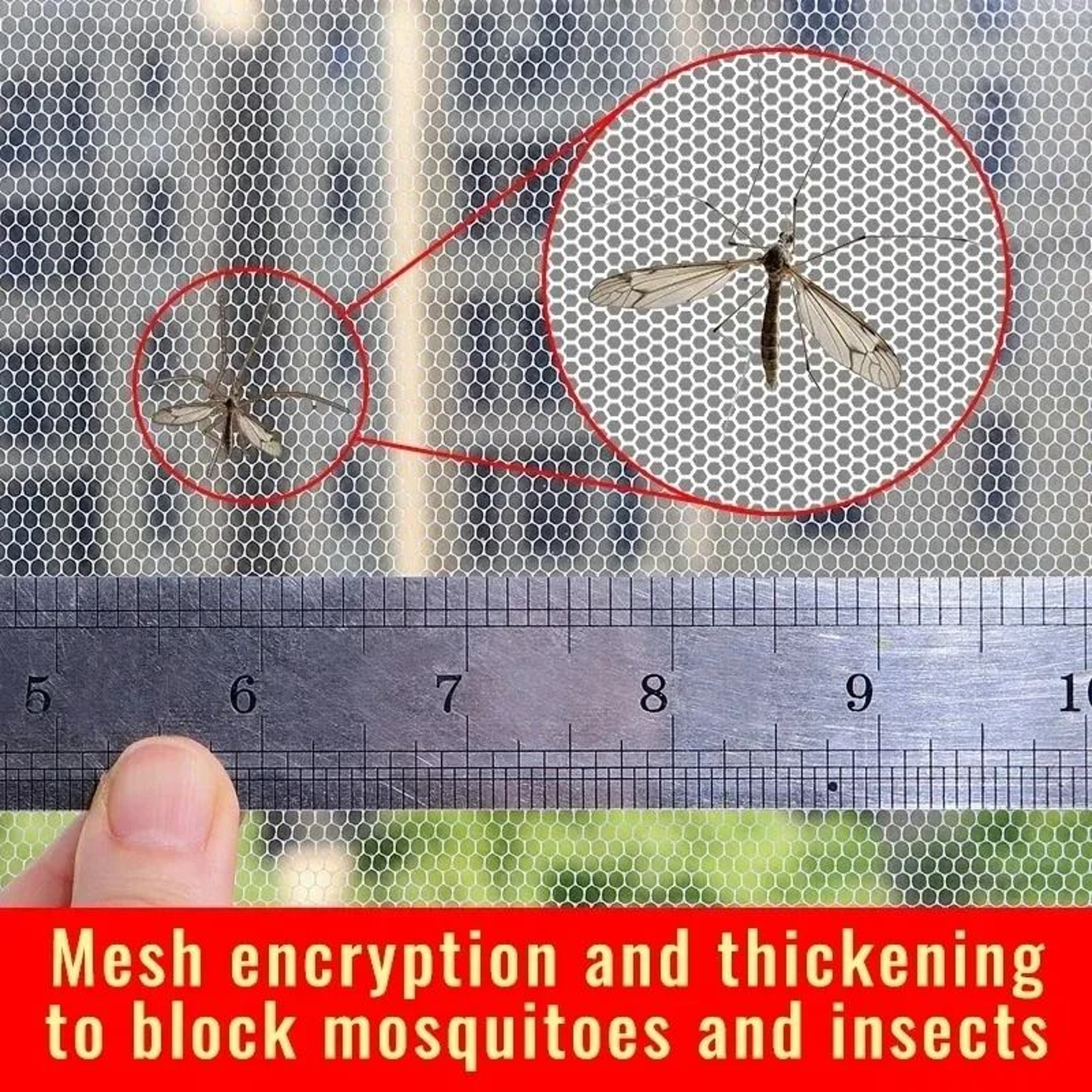 Thickened DIY Polyester Window Insect Screen 3