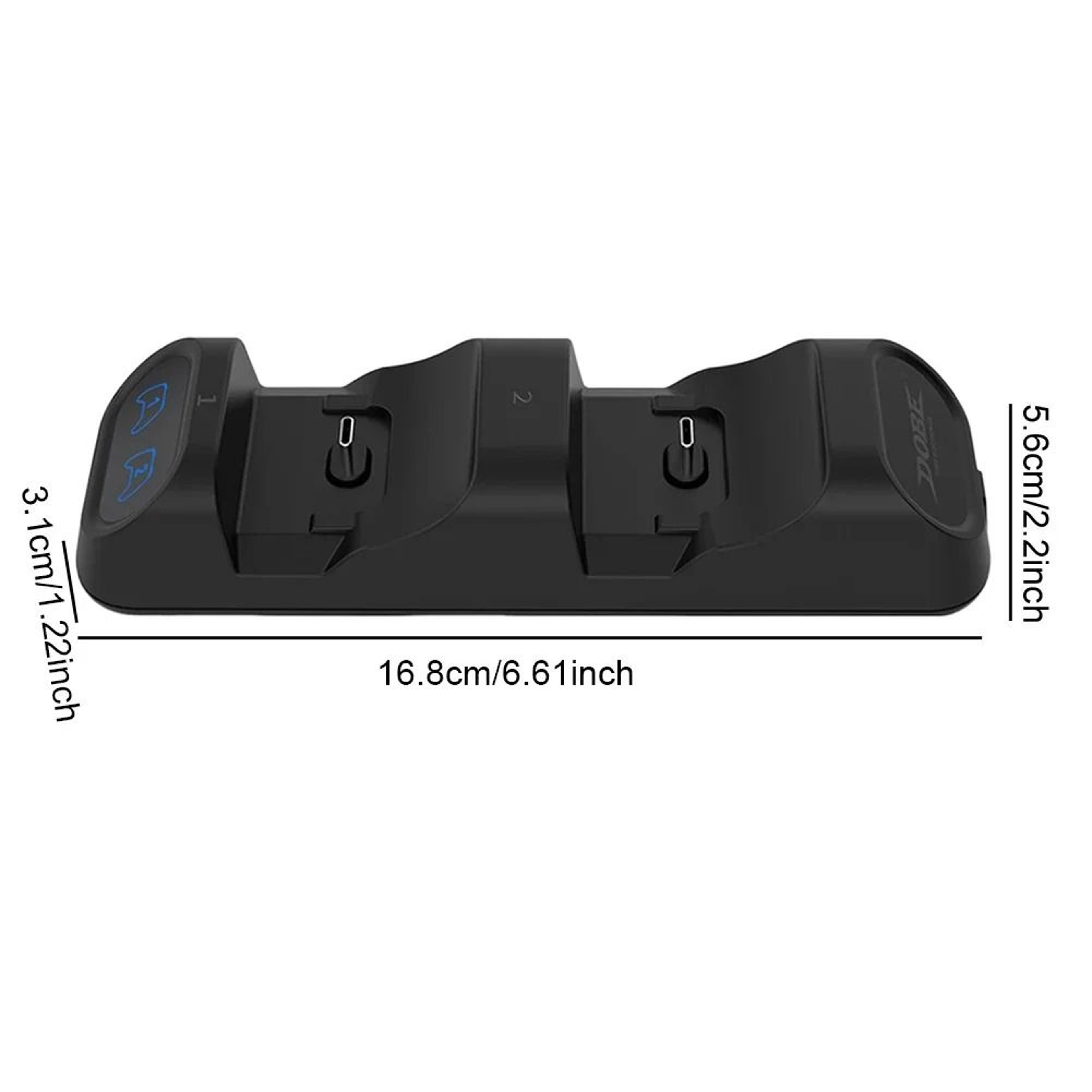 Dual Controller Fast Charging Dock With LED Indicator 5