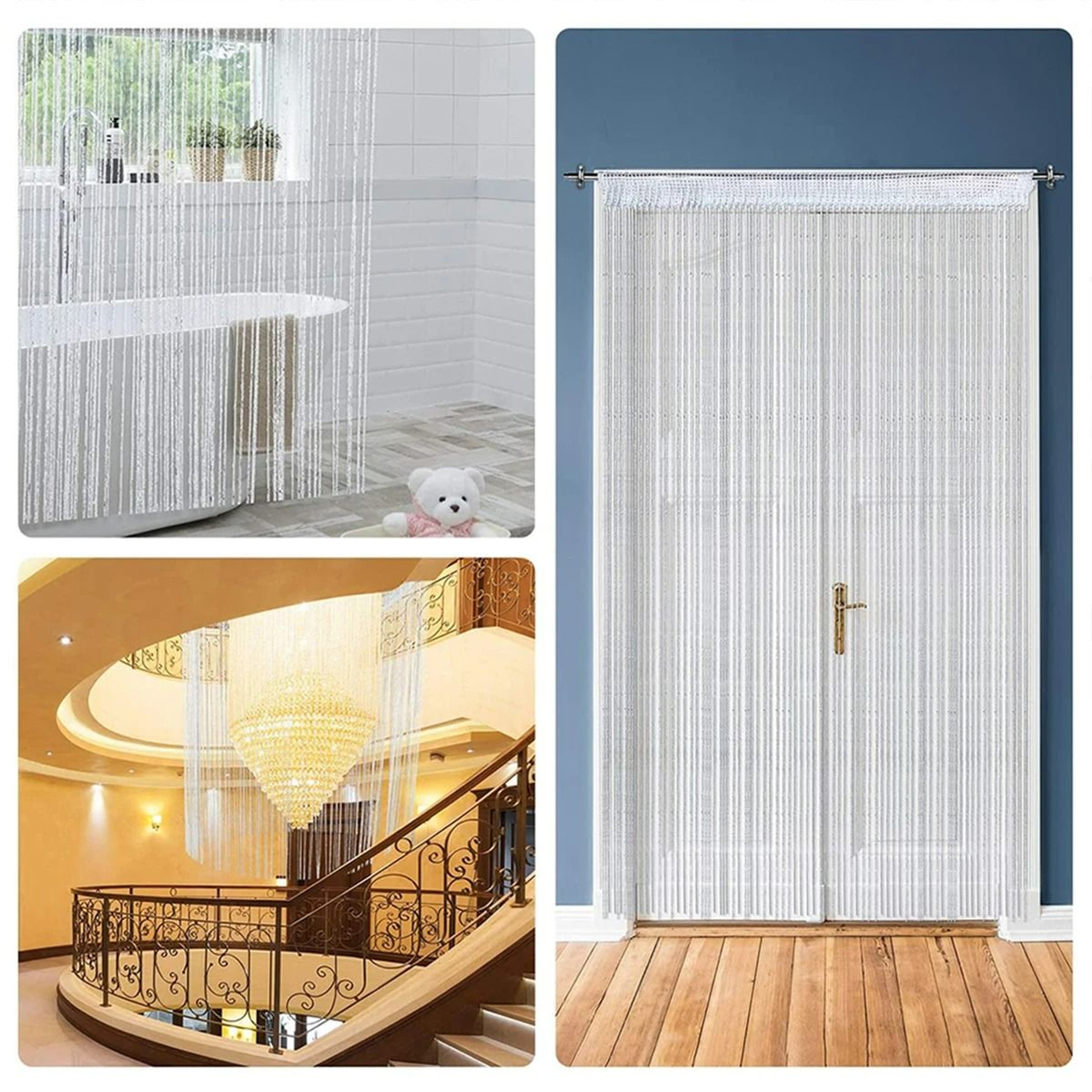 Retro Beaded Tassel Door Curtain And Room Divider 1