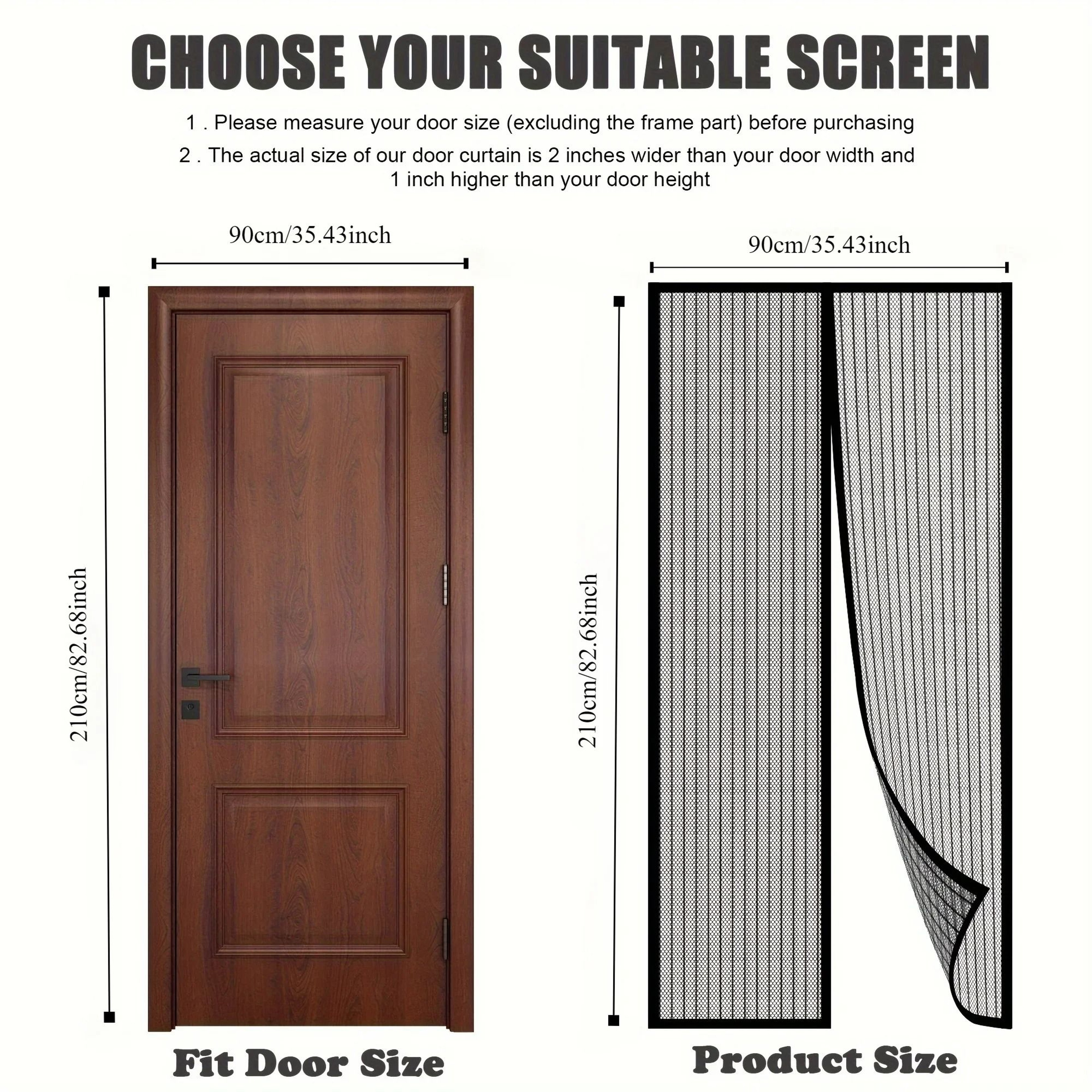 Heavy Duty Self Closing Magnetic Mesh Screen Door 3