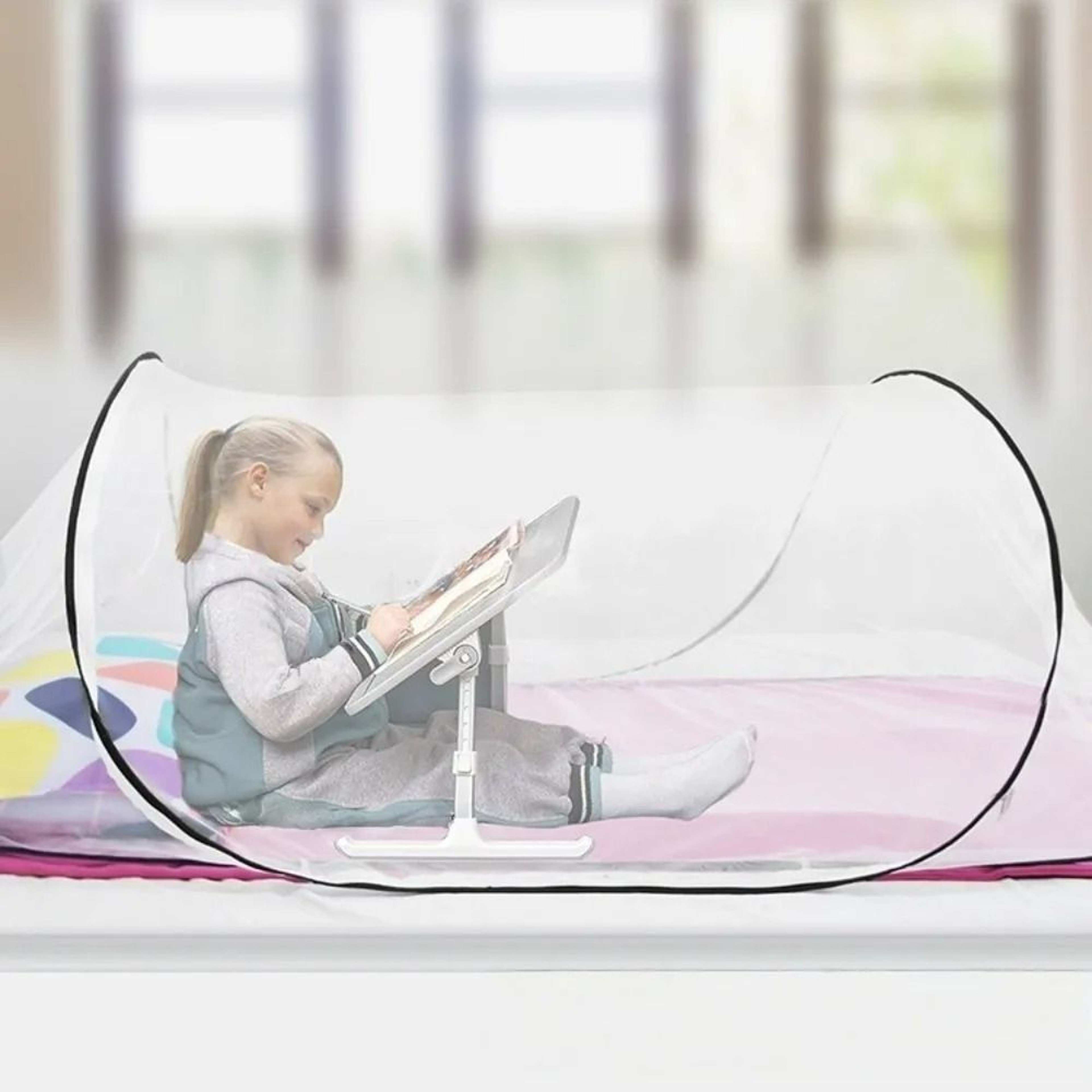 Portable Full Cover Folding Single Bed Mosquito Net 4