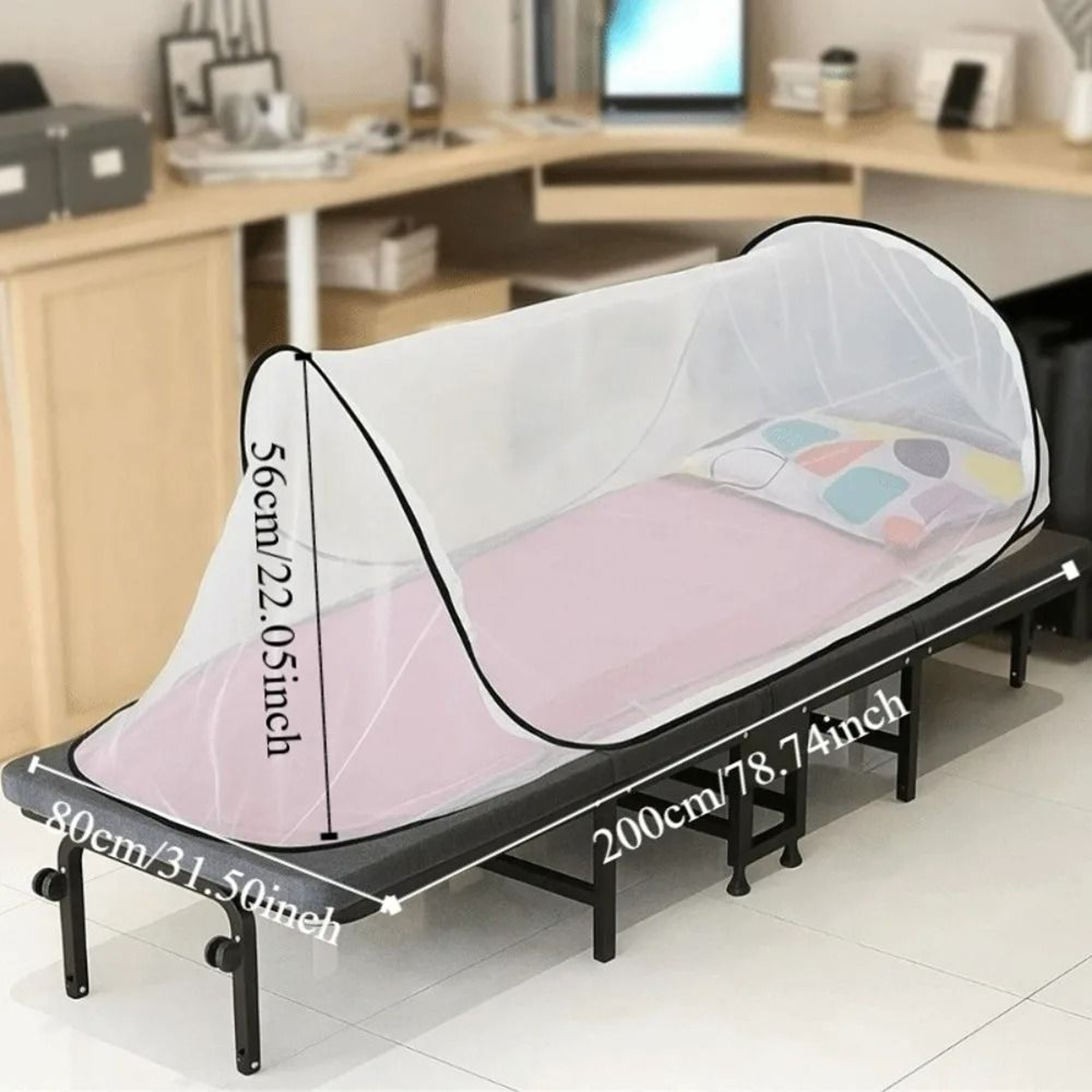 Portable Full Cover Folding Single Bed Mosquito Net 6