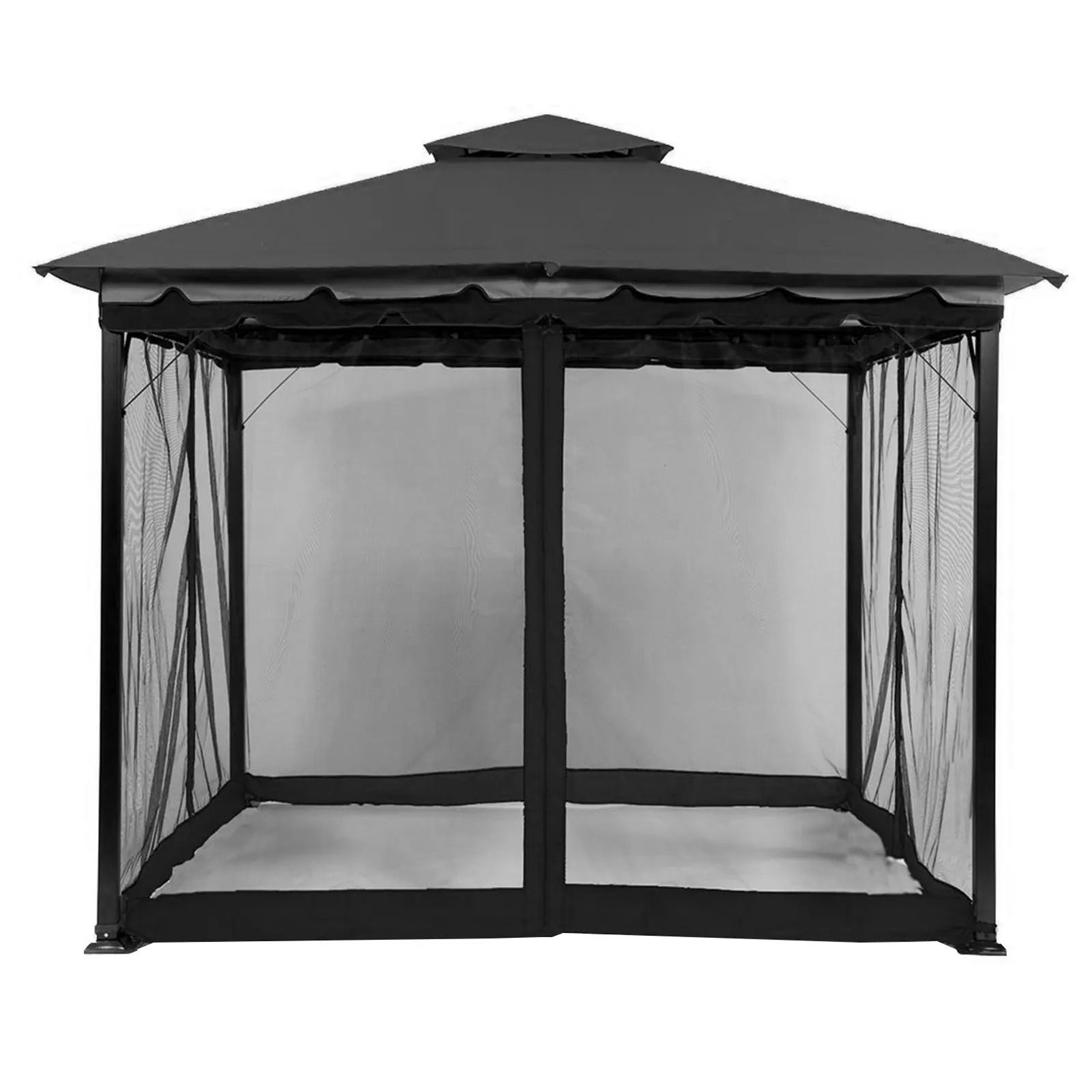 Zippered Gazebo Replacement Mosquito Net Curtains 0