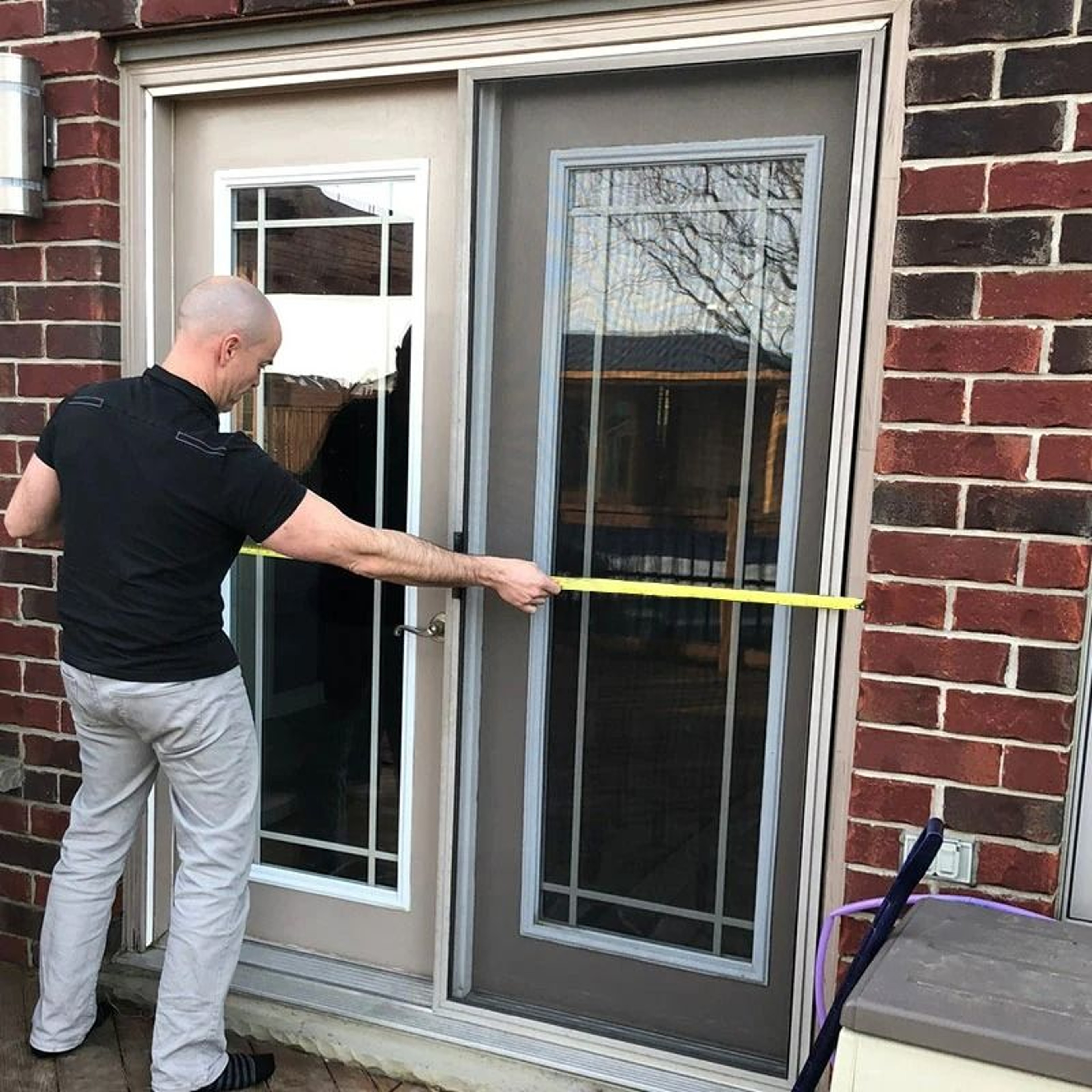 Automatic Closing Magnetic Mesh Door Screen 6