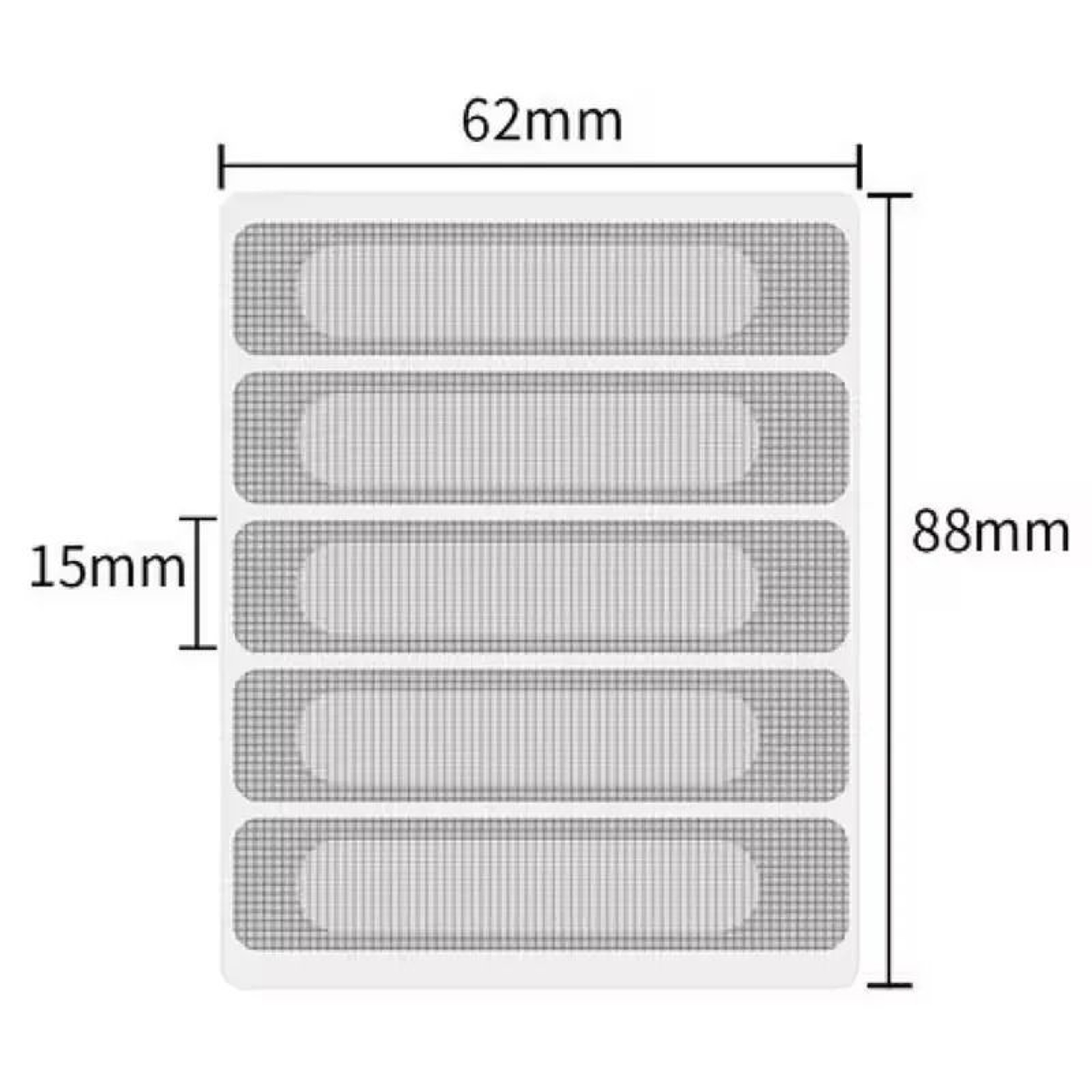 Waterproof Self Adhesive Mesh Screen Repair Tape 6