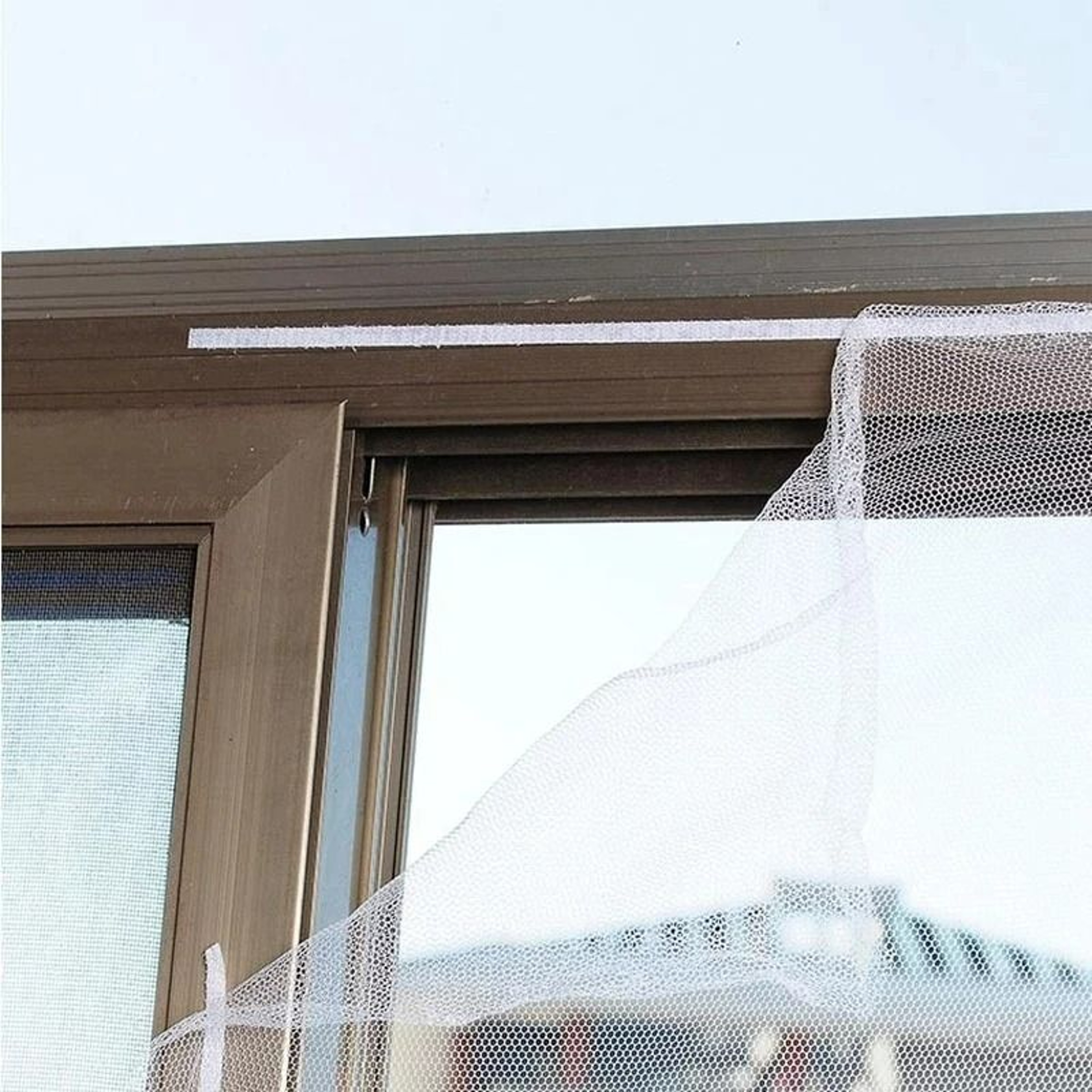 Custom Made Reusable Window Mosquito Screen Kit 4