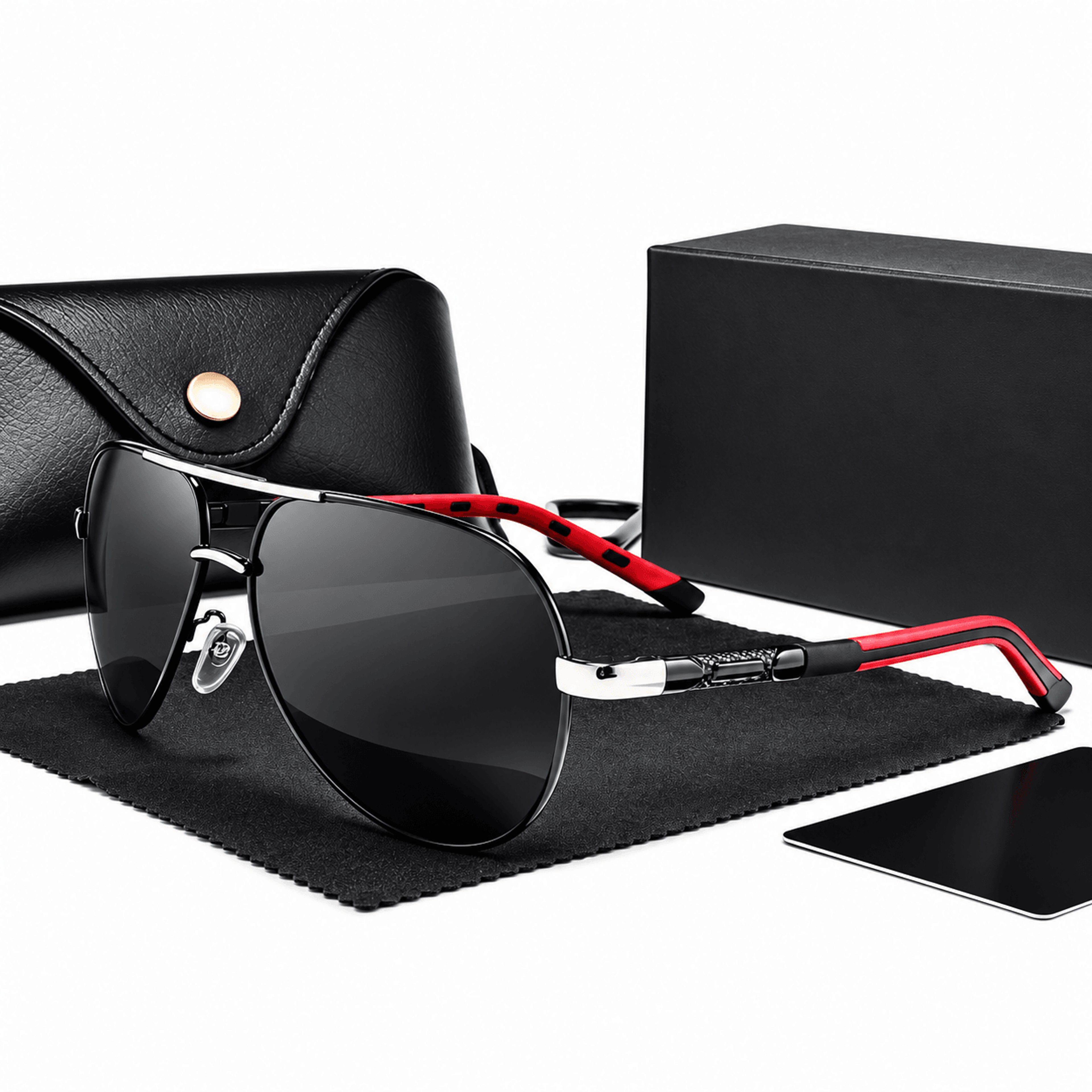 Aviation Polarized Sunglasses For Men  Aluminum Alloy Driving  Designer Mirror Eyewear 5