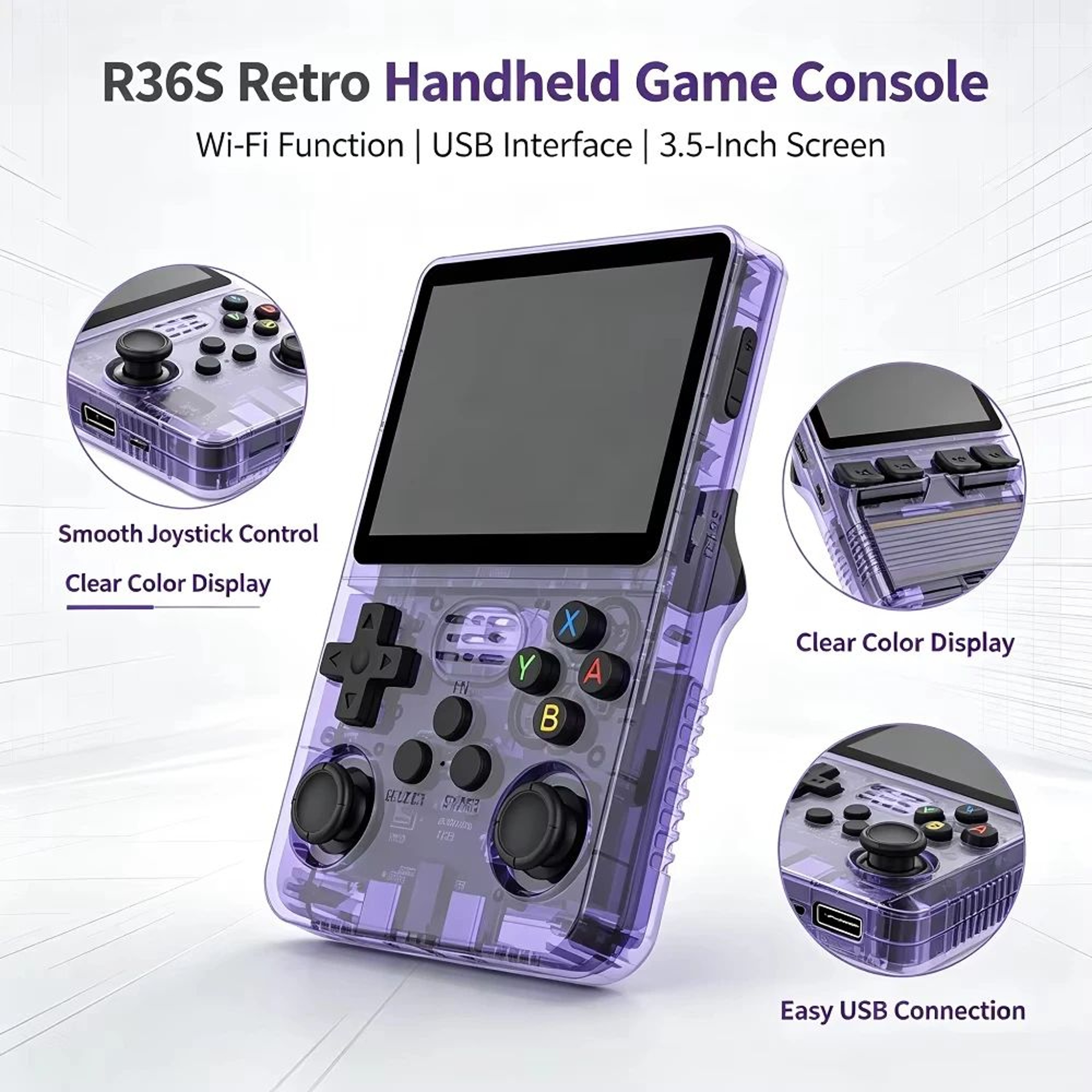 WUDS R36S Portable Handheld Game Console With 35 HD Screen 1